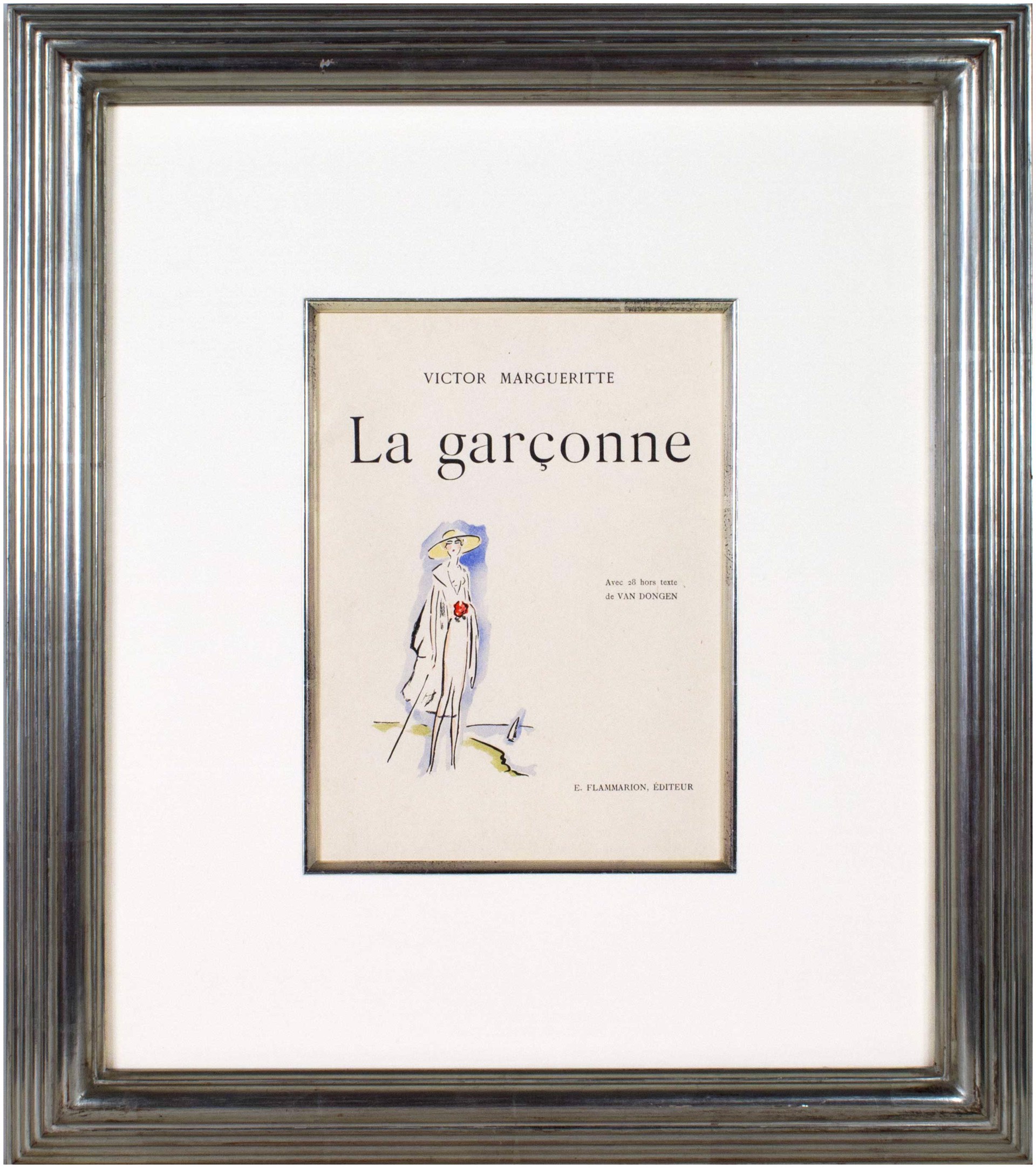 Woman at the Seaside (Frontispiece) -La Garconne Series- Une femme au bord de la mer by Kees Van Dongen
