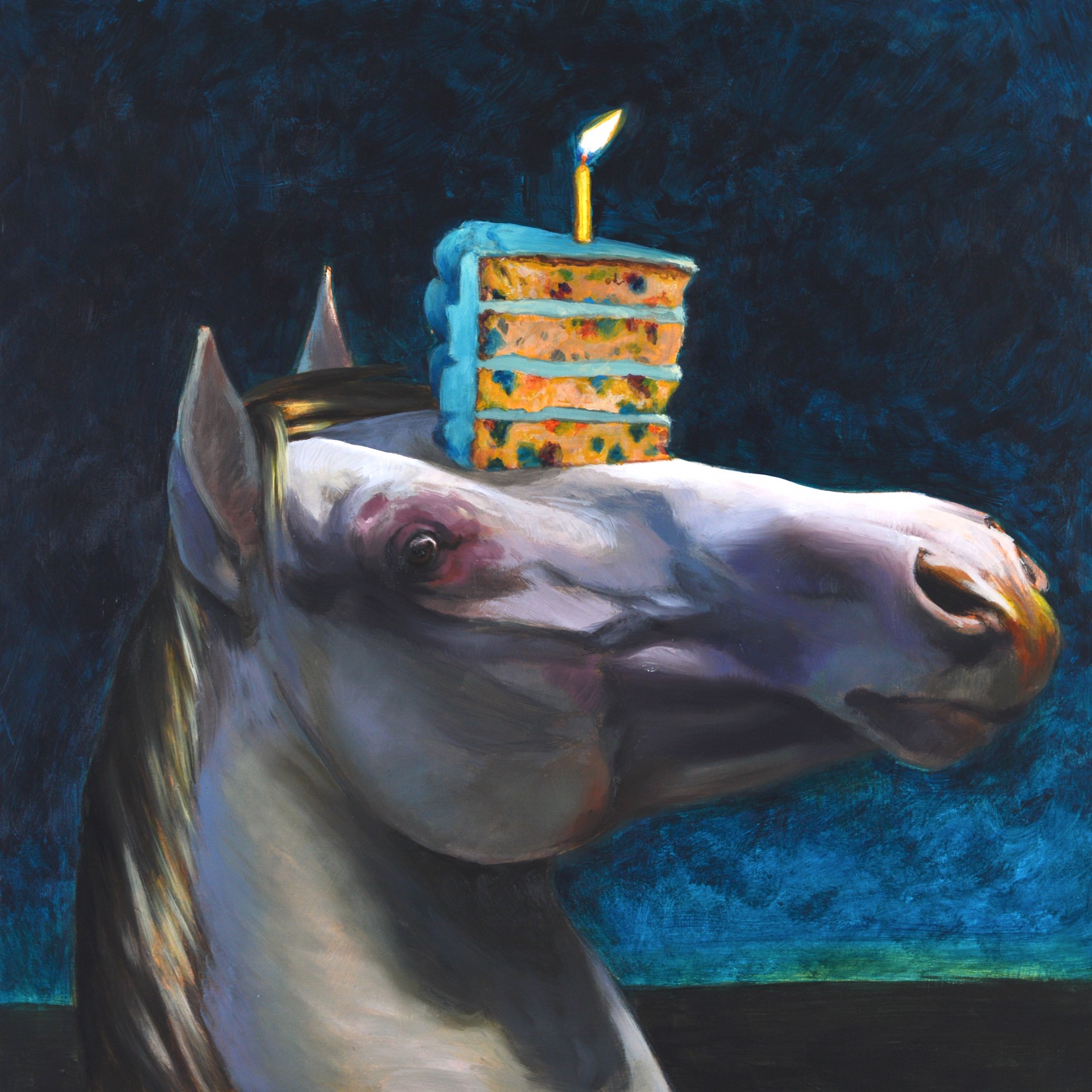 Horse with Funfetti Cake by Kym Day