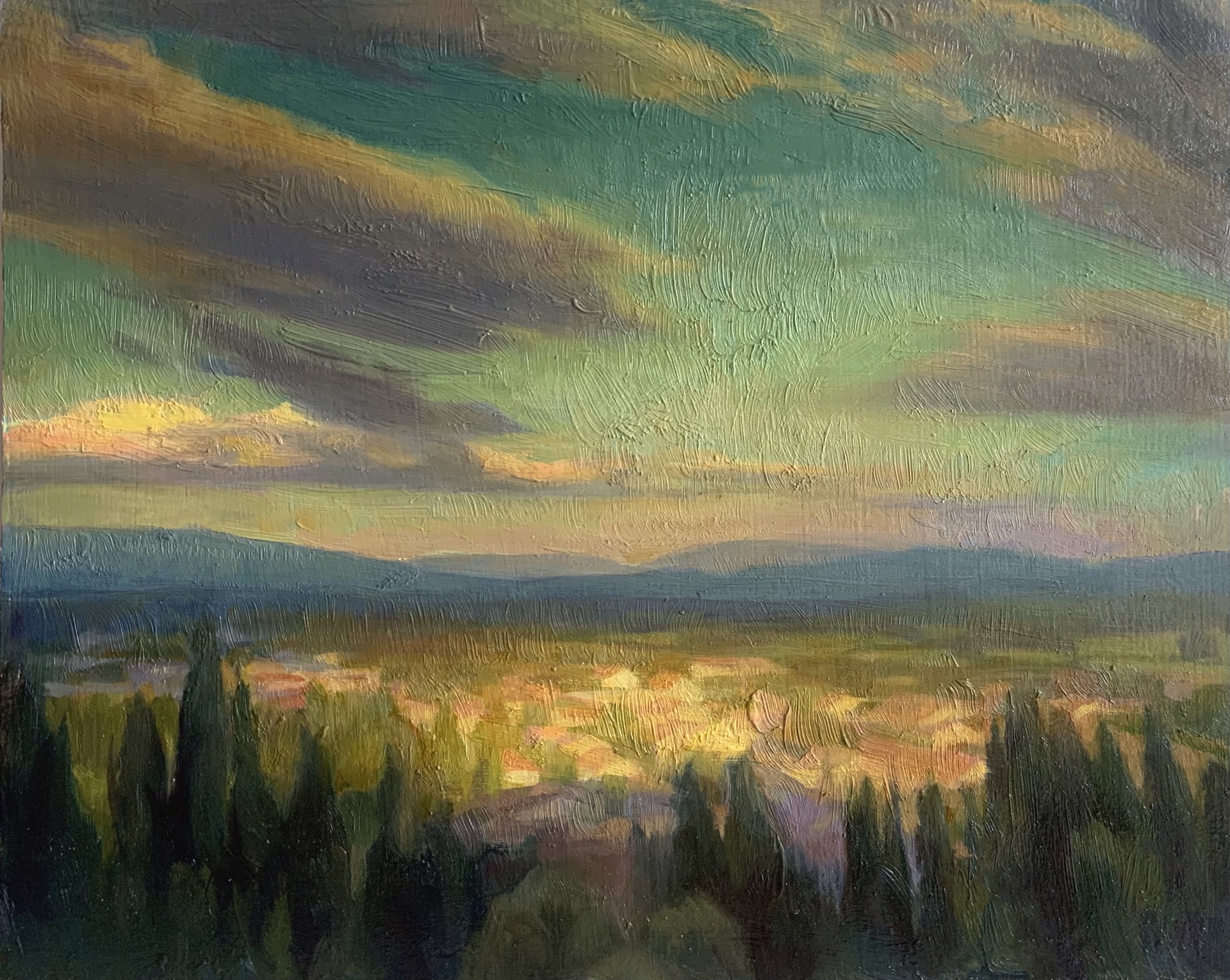 Provençal View by Adrienne Stein