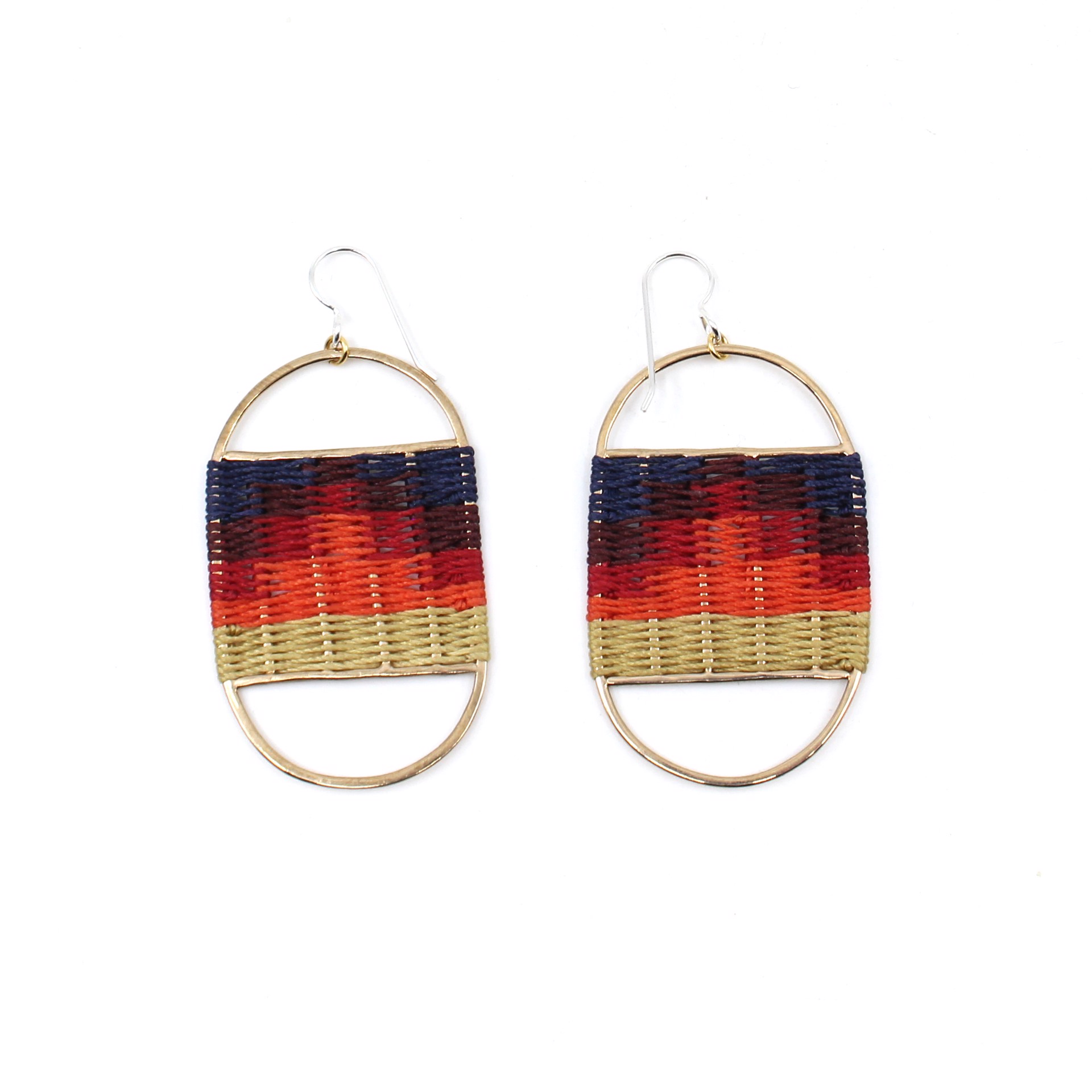 Sunset Earrings by Flag Mountain Jewelry