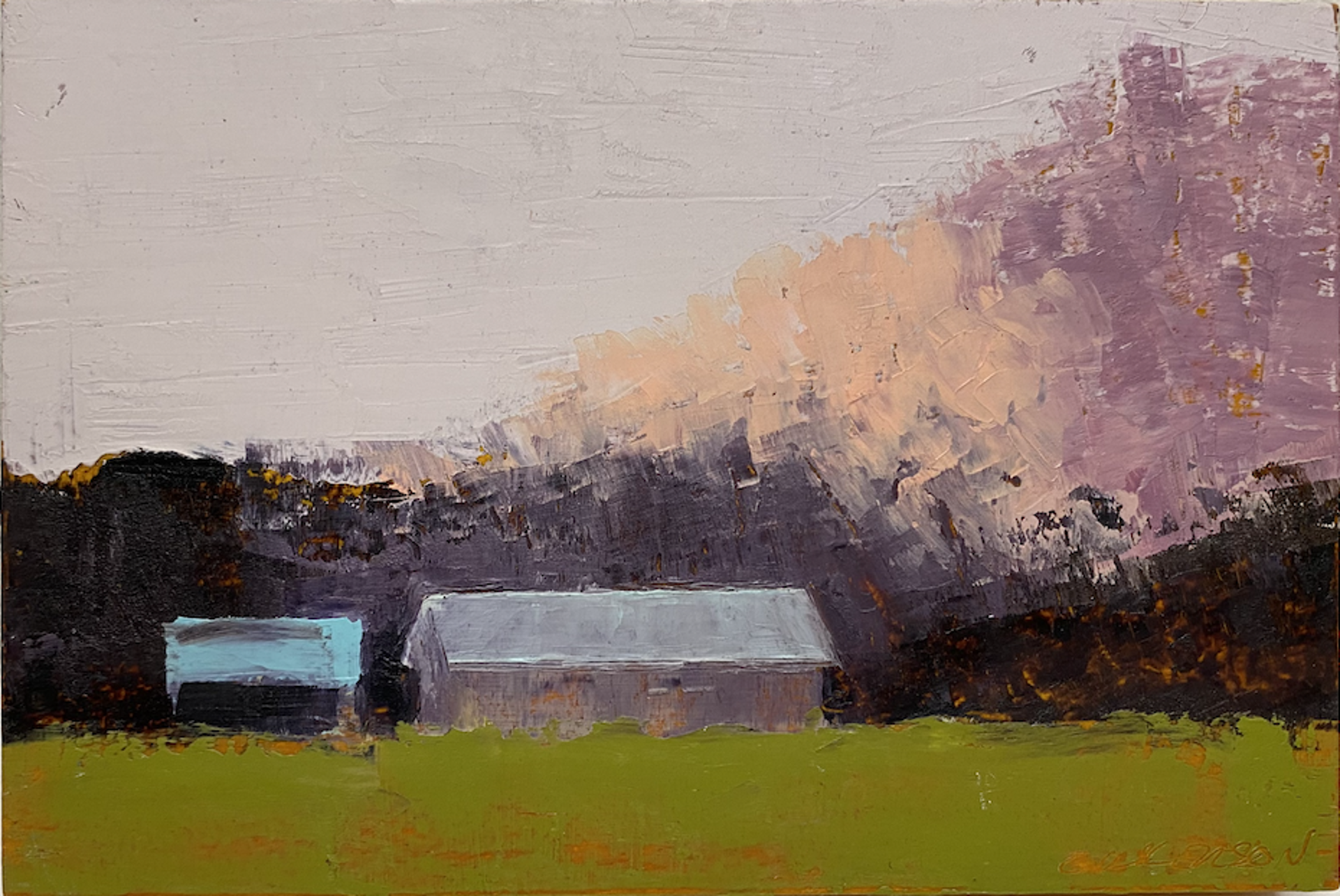 Sheds, Red Light by Mary Gilkerson