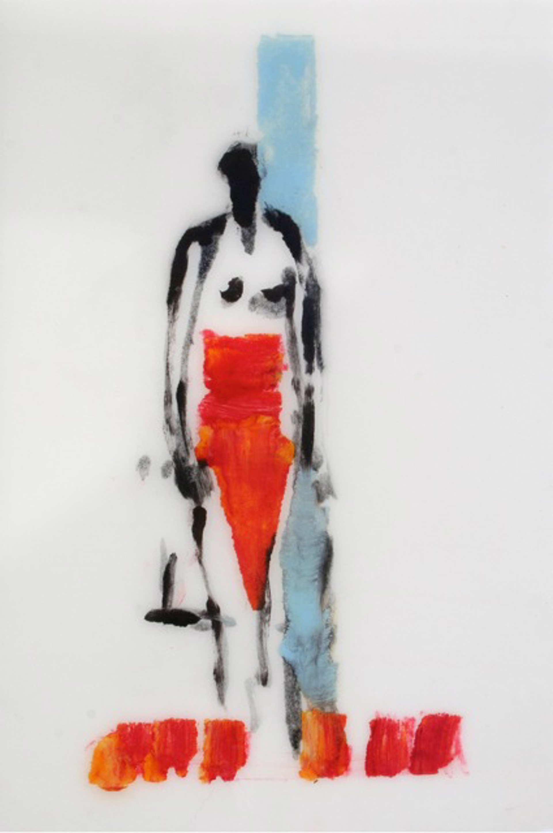 Figure With Blue Ray by Brigitte McReynolds