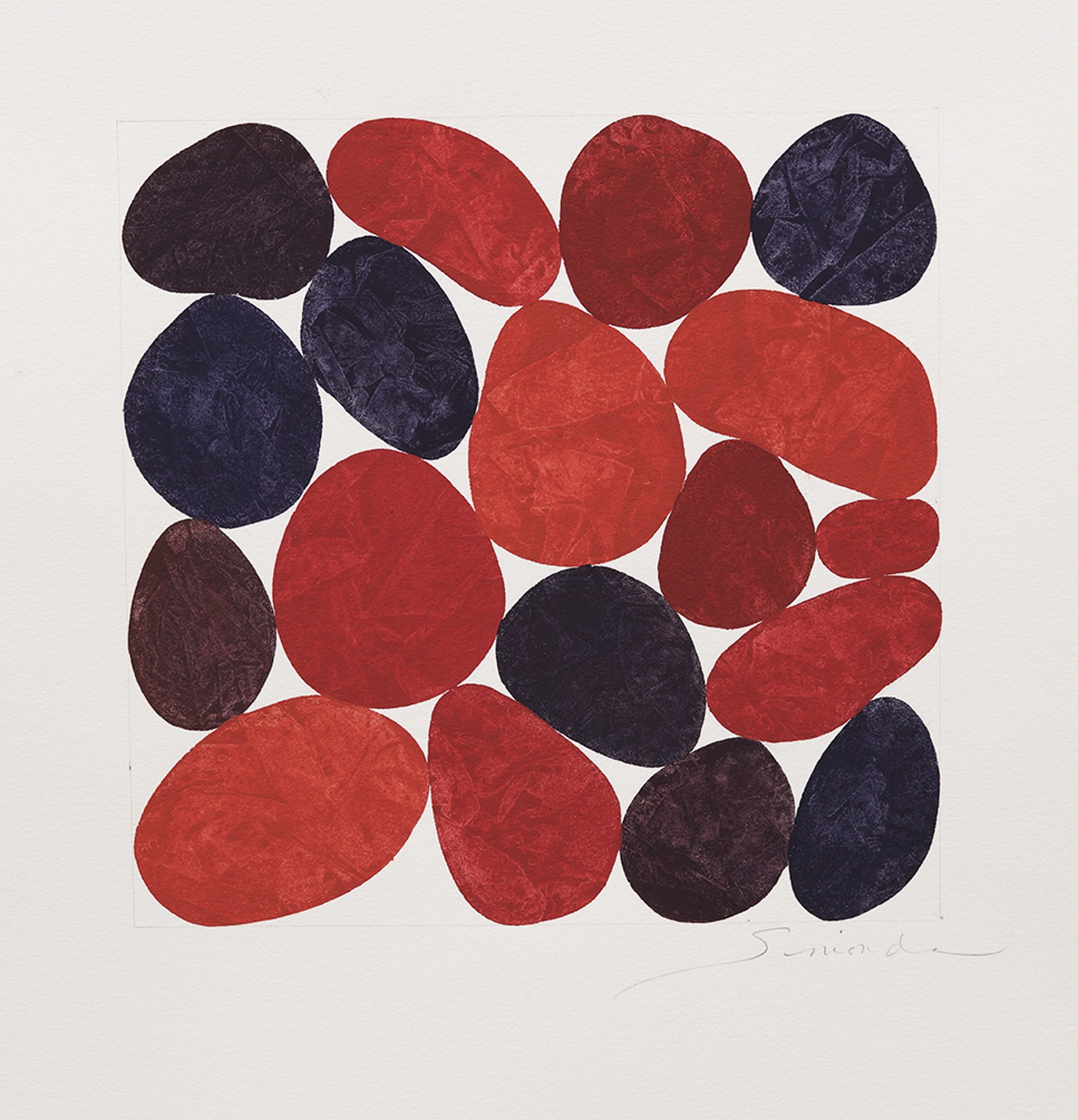 Valentine Reds (Some Carmine III) by Nancy Simonds