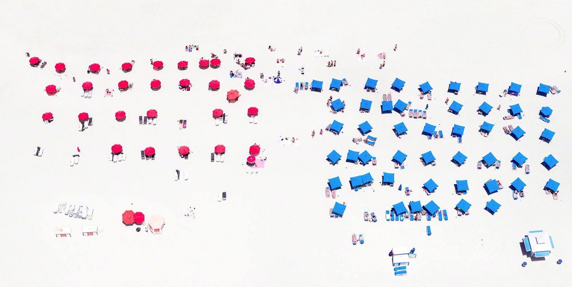 Reds Against Blues by Antoine Rose