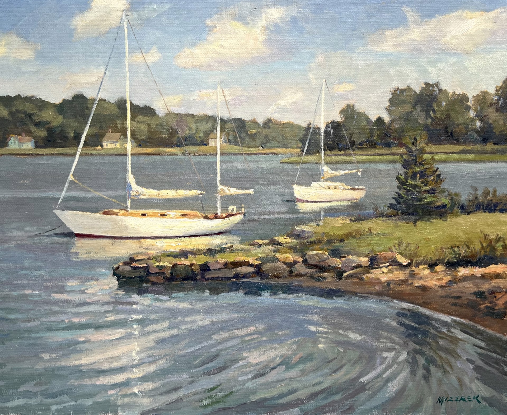 Shoreline Anchor by Leonard Mizerek