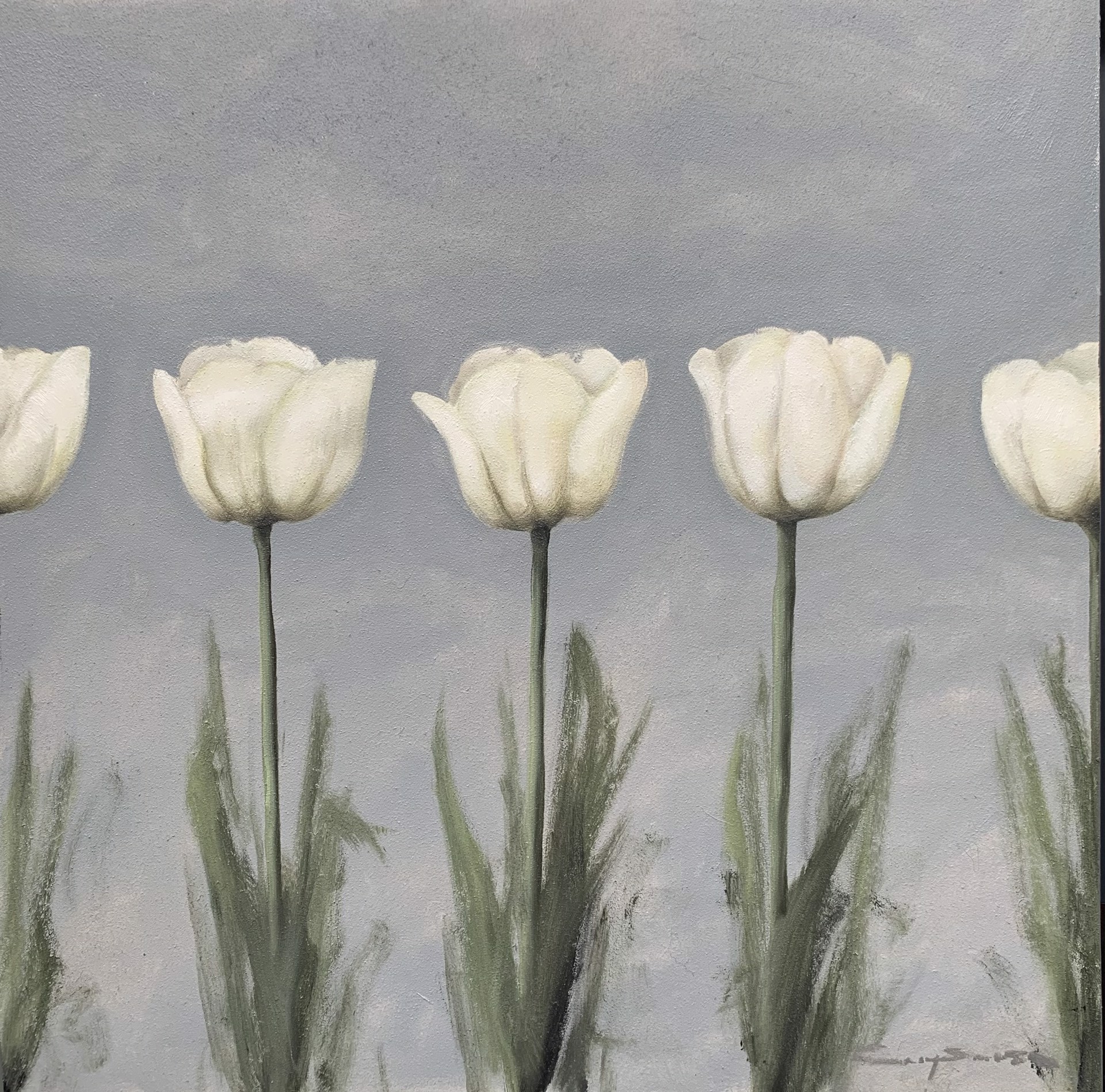 Siegel White Tulips by Gregory Smith
