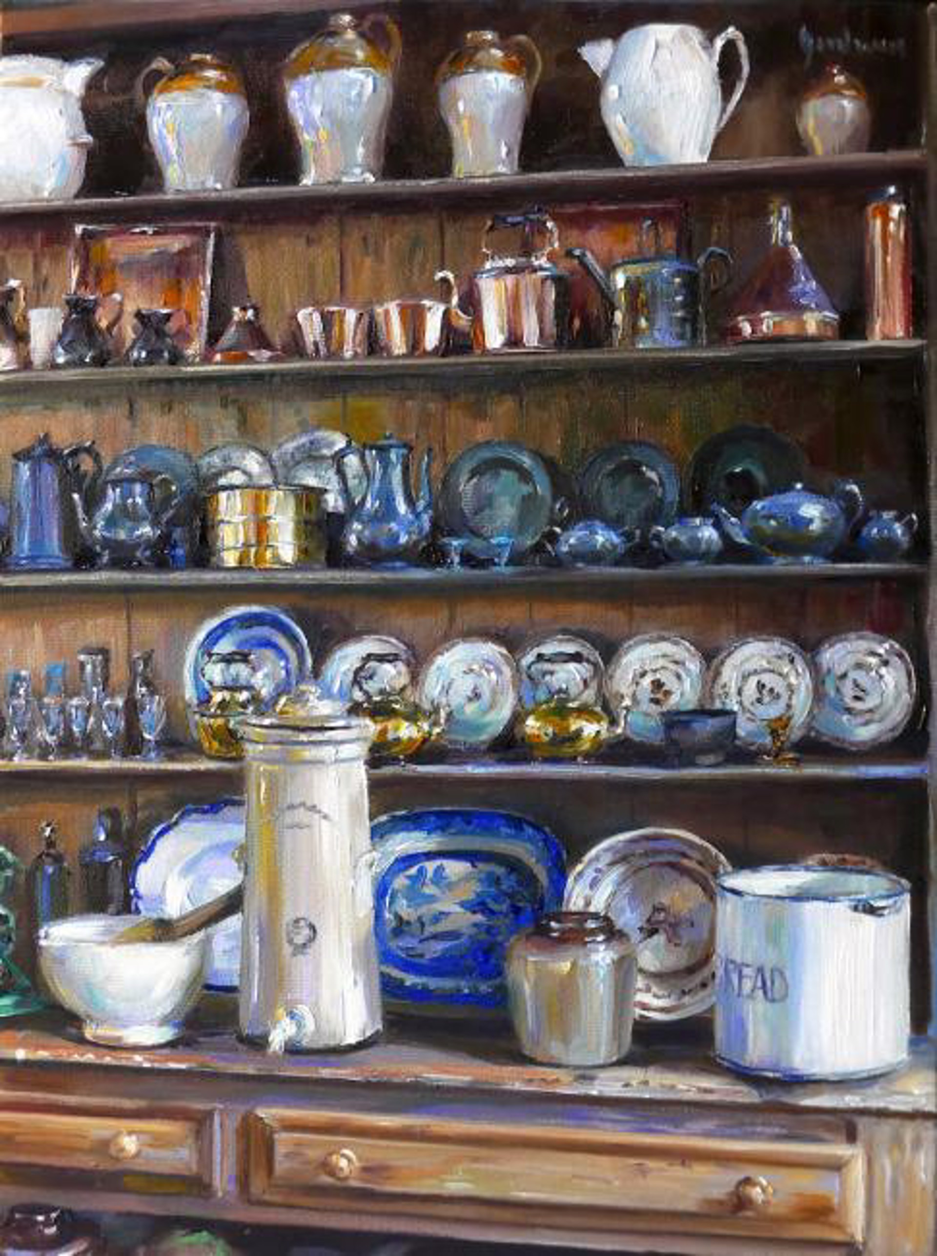 Accoutrements of the Kitchen, Newbridge House, Ireland by Lindsay Goodwin