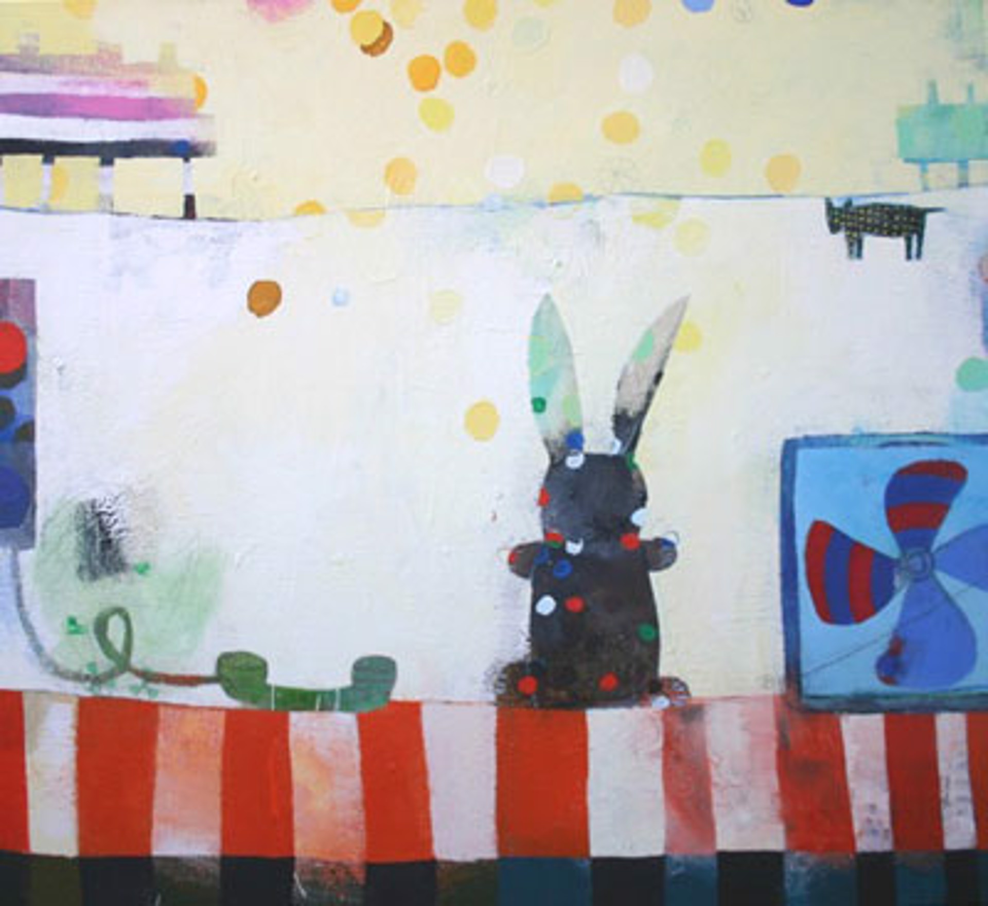 Bunny And Machines by Wendeline Simpson Matson