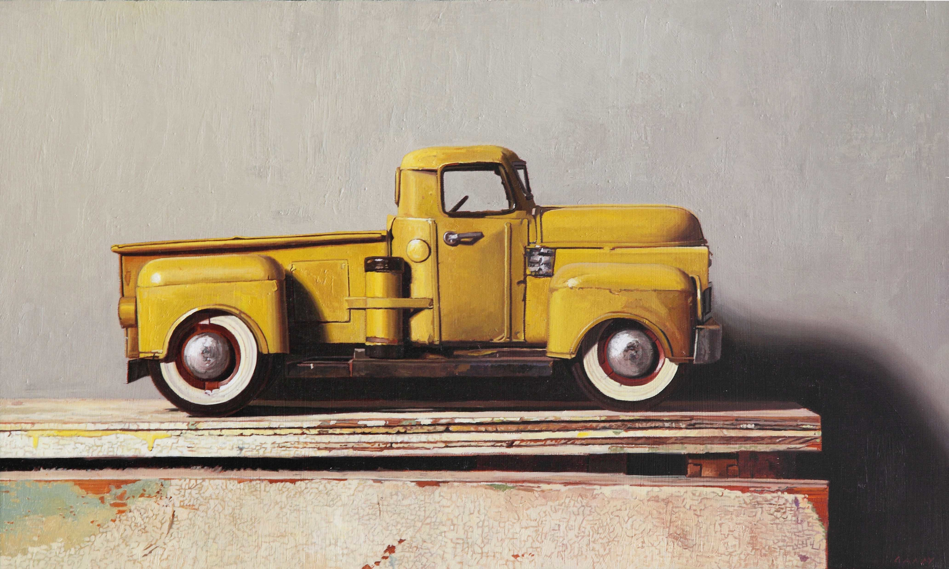 Yellow Toy Truck by Greg Gandy