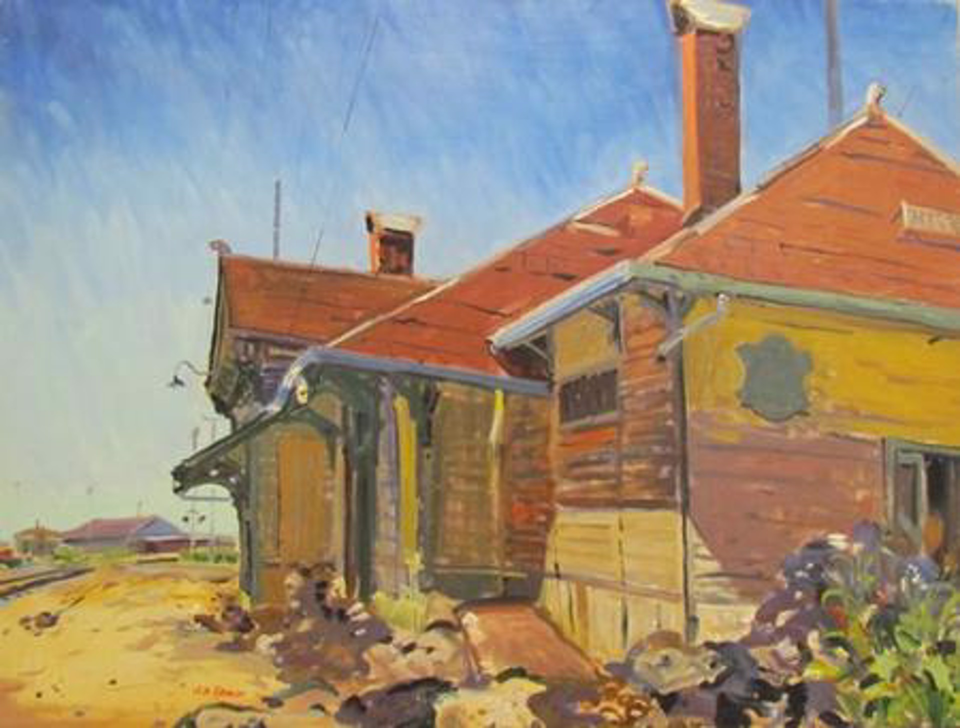Hillsboro R.R. Station by Jack Erwin