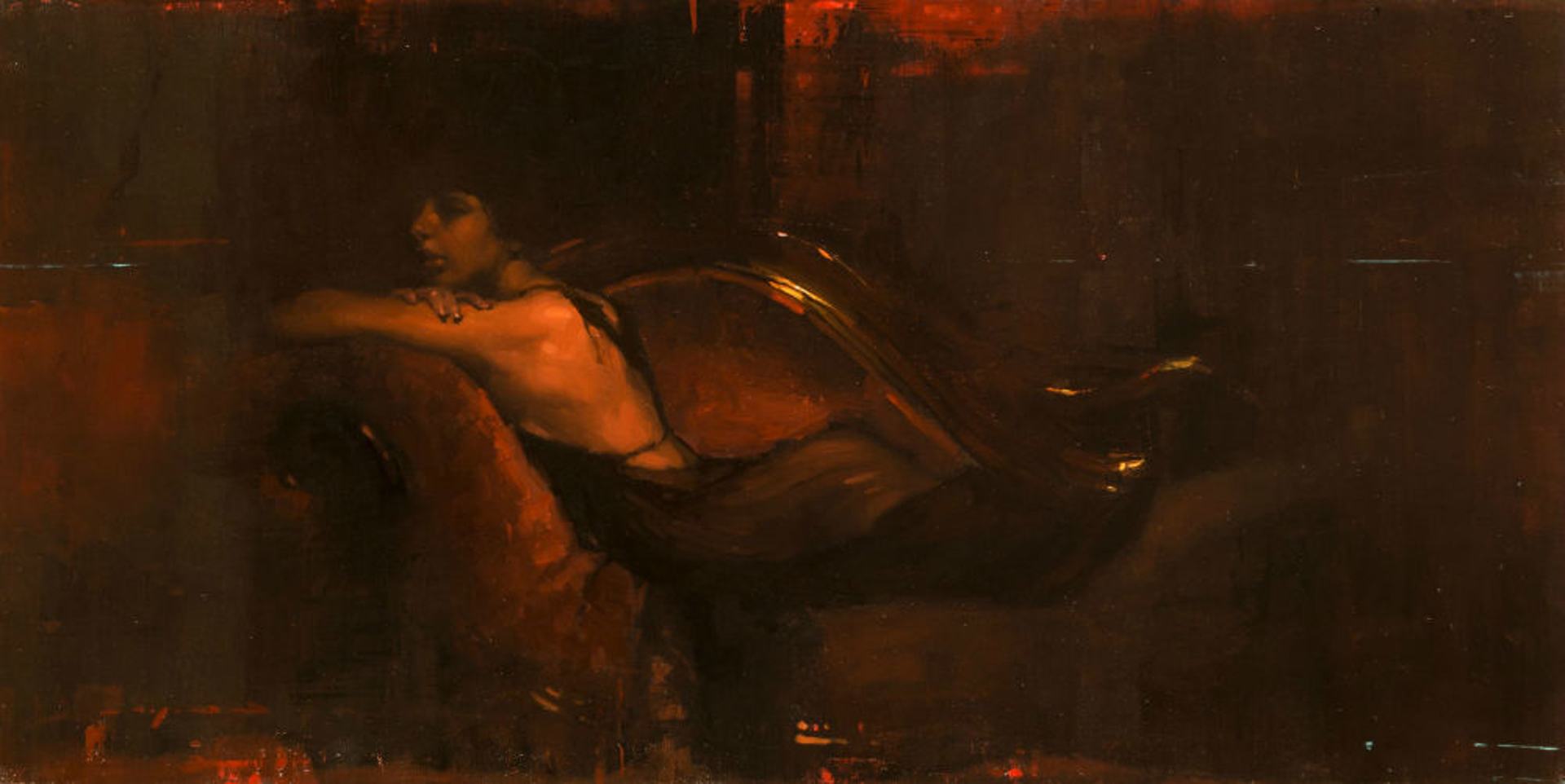 Repose in Red by Jeremy Mann