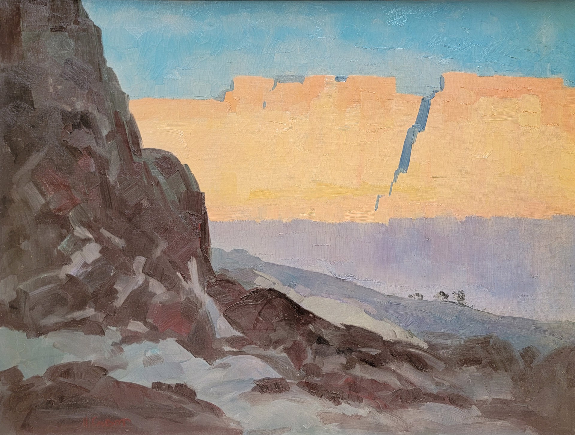 Peach Cliffs by Originals Hugh Cabot
