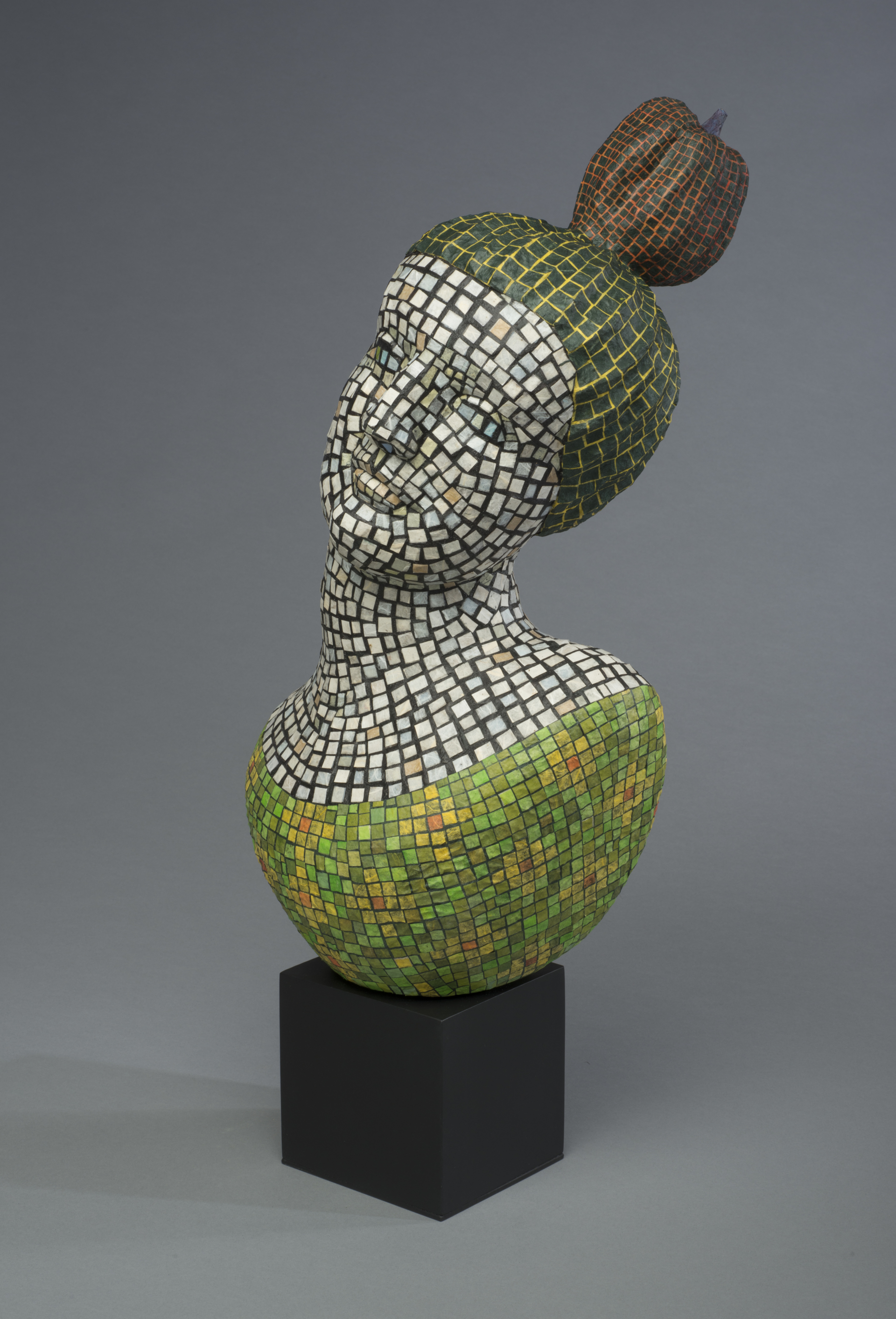 Sculpture of female bust by artist Martha Shade 
