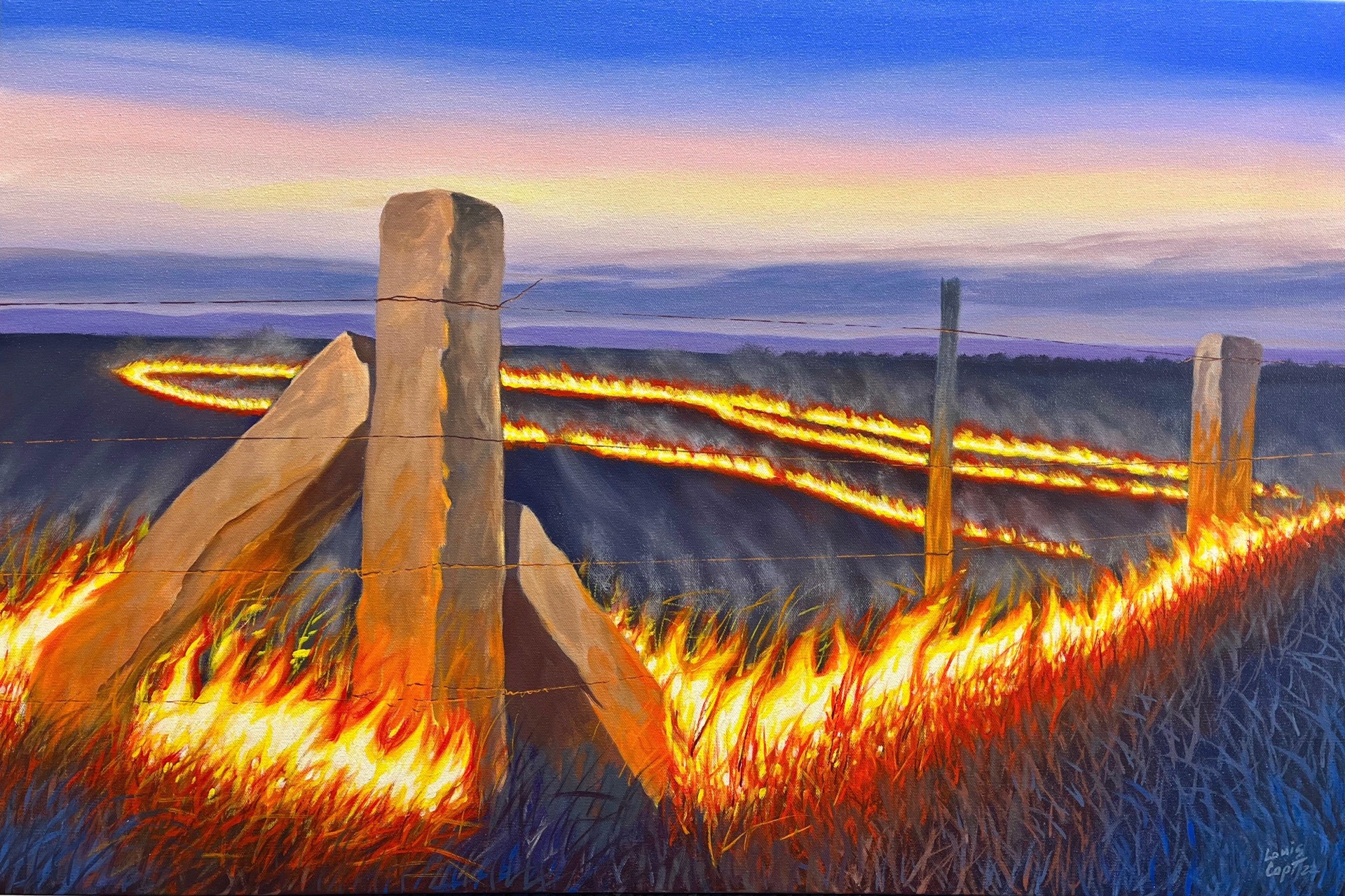 Post Rock Flames by Louis Copt