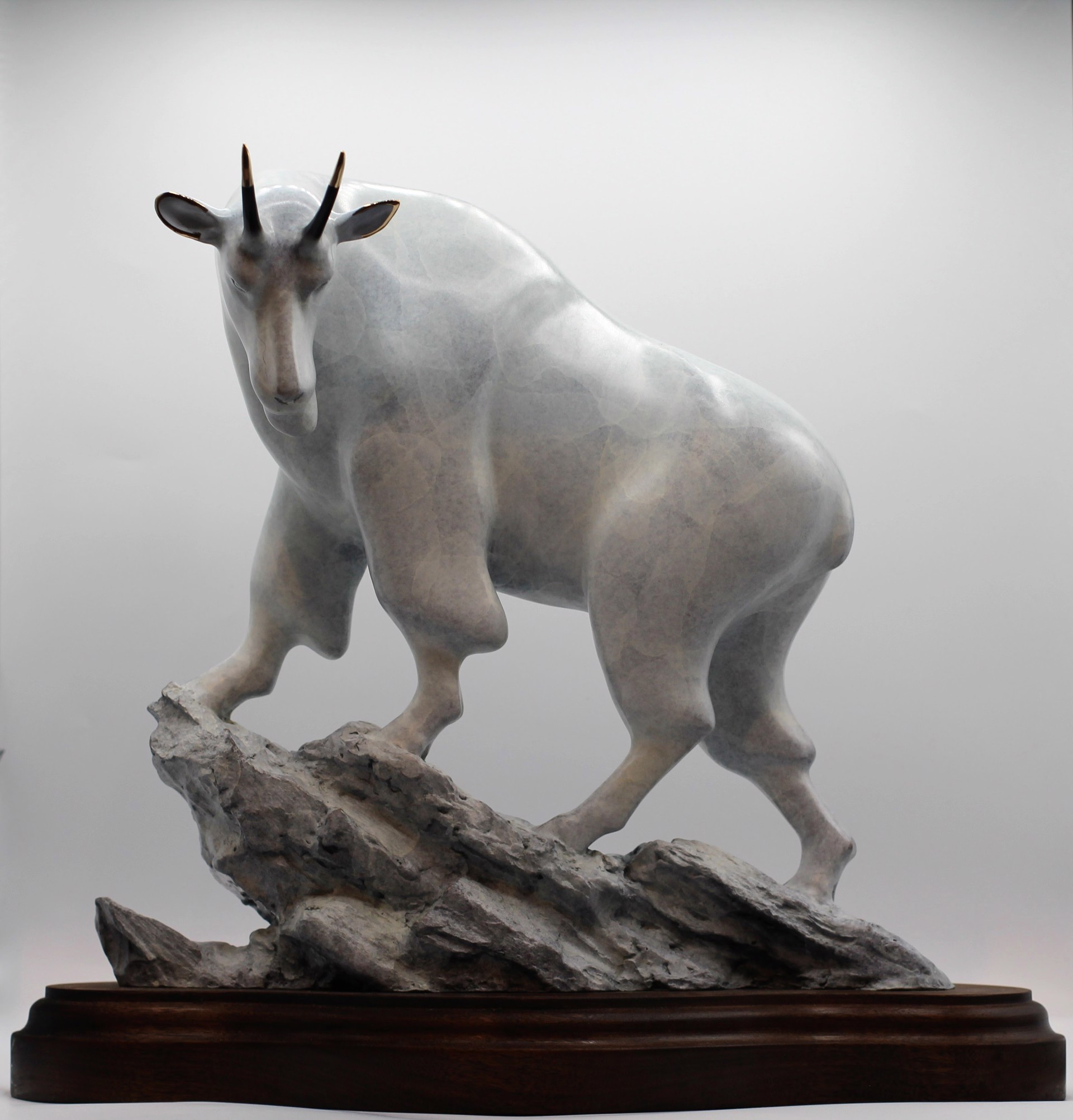 Pinnacle Pontiff (Mountain Goat) by Robert Deurloo