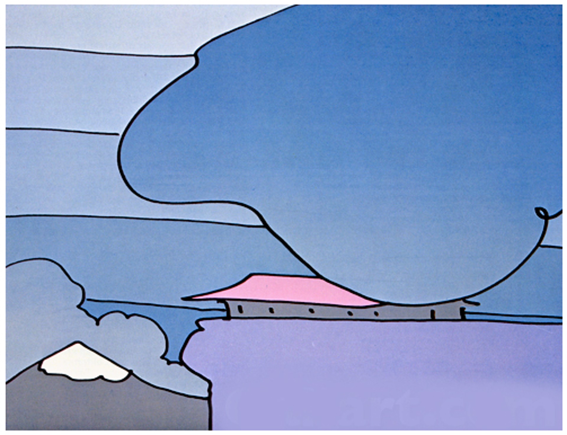 Early Morning I by Peter Max