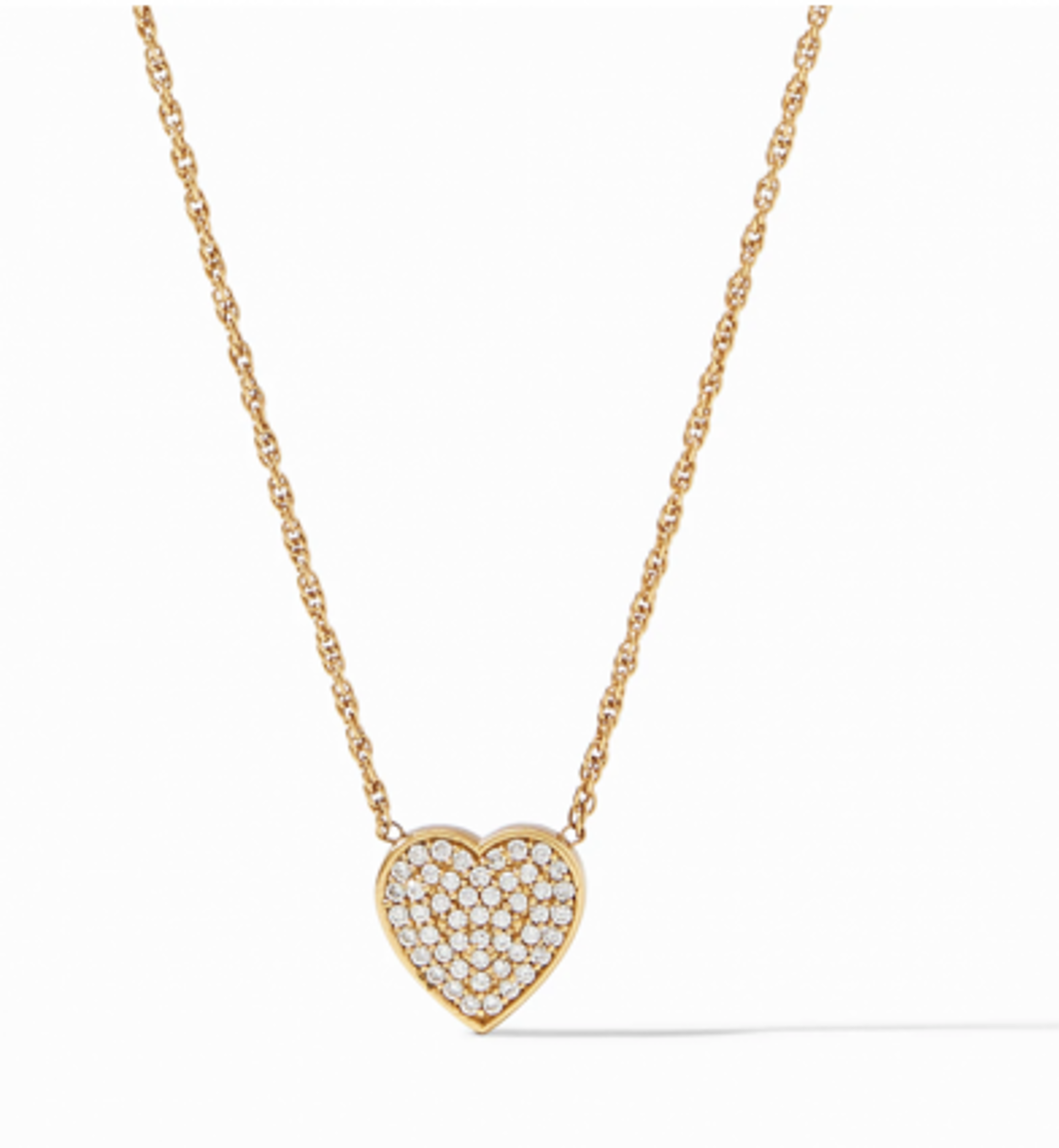 Heart Pave Delicate Necklace by Julie Vos