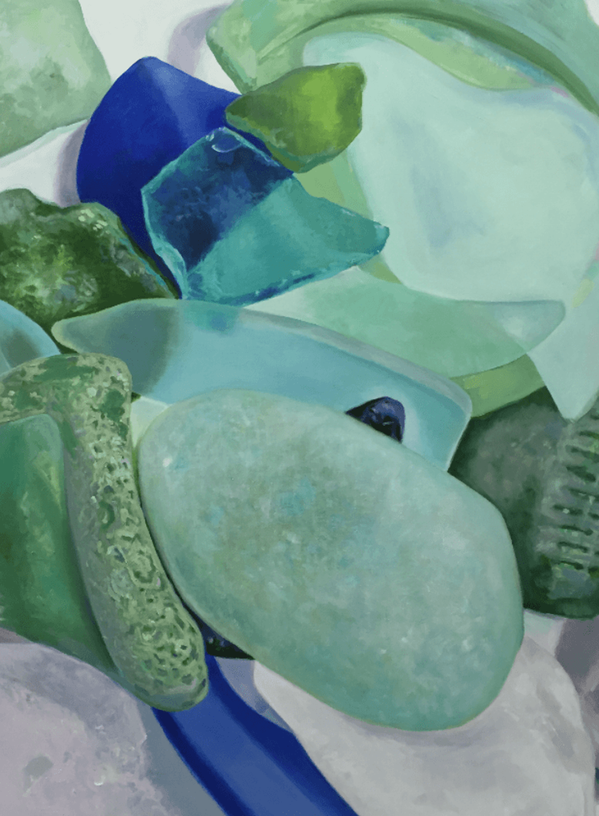 Sea Glass No. 17 – Lapetus by Dianne Athey