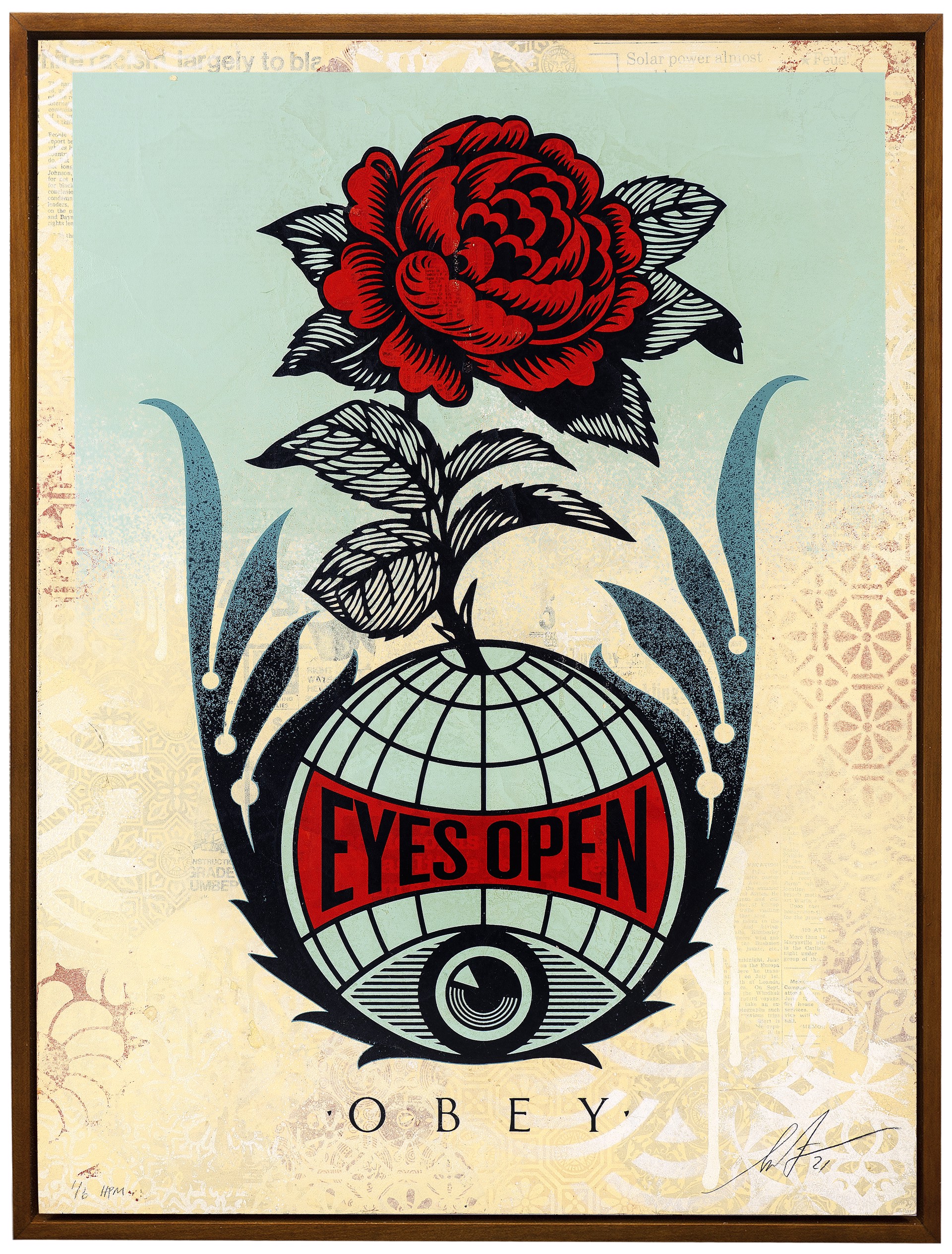 Eyes Open by Shepard Fairey / Limited editions