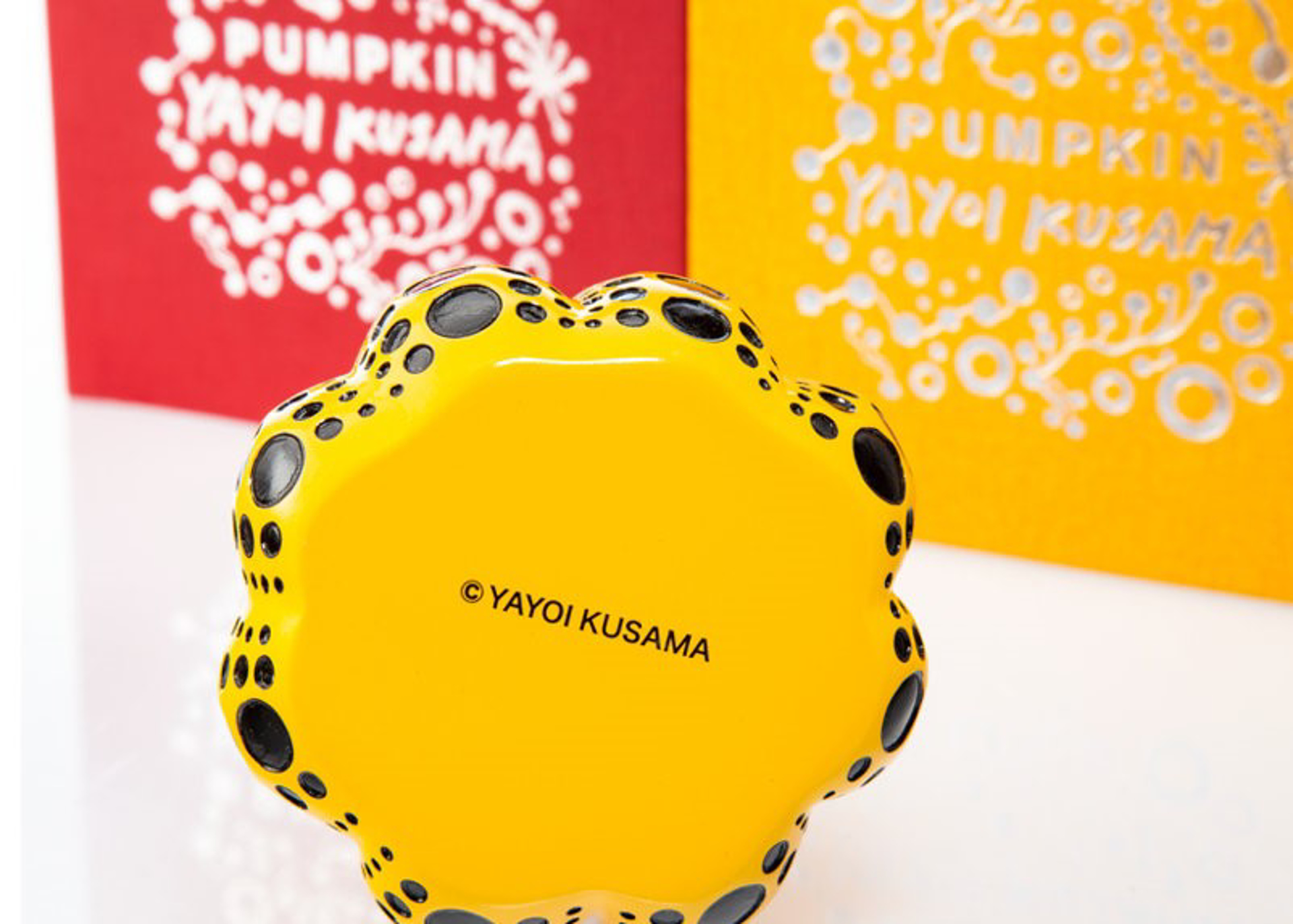 Red and Yellow Pumpkin (Two Works) by Yayoi Kusama