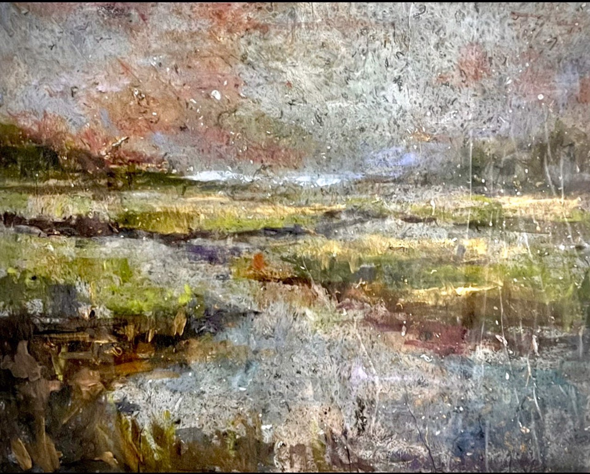 Dusk in the Delta, Framed (clear mat) by B’Beth Weldon