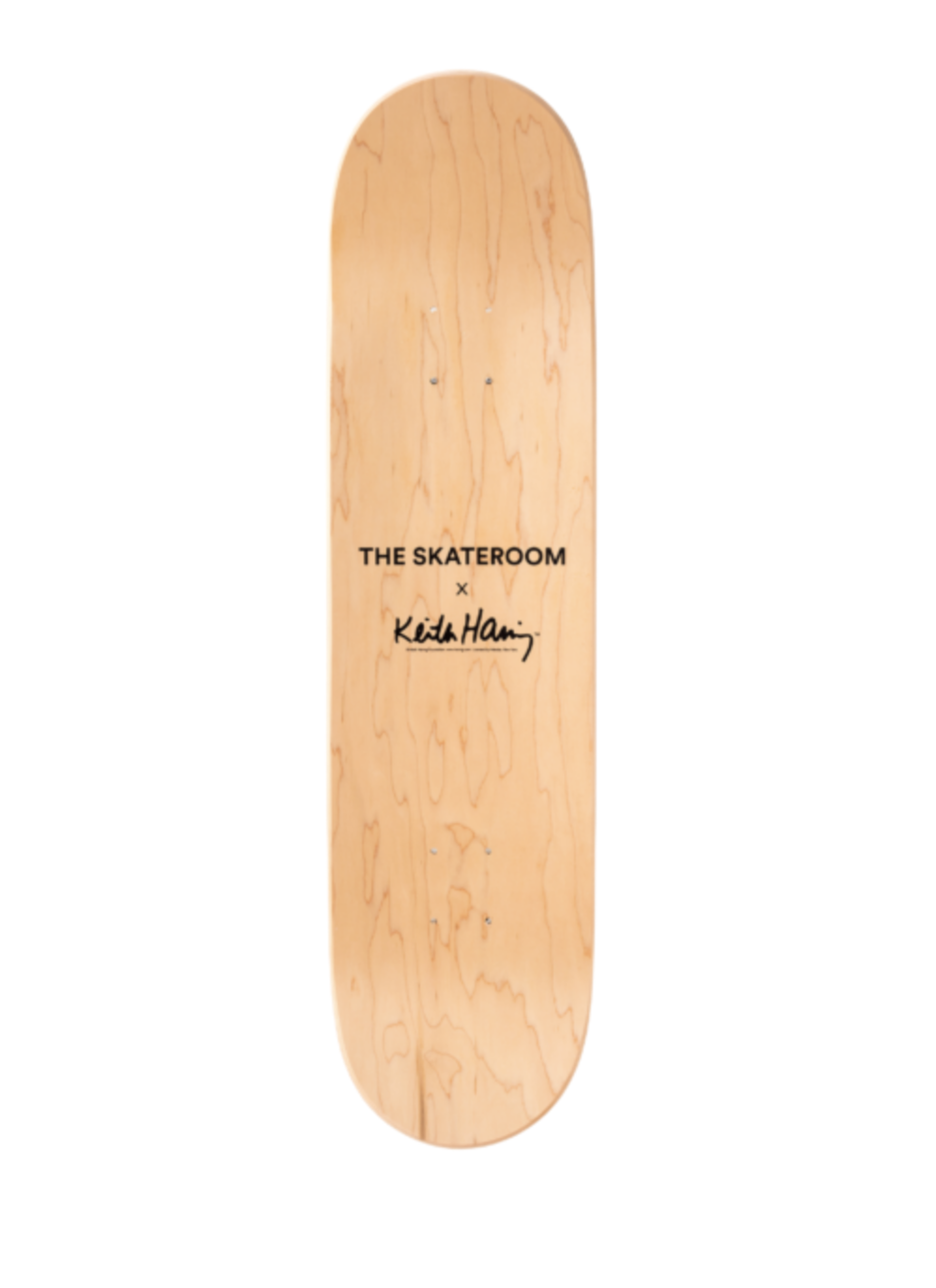 Untitled (Heart) Skate Deck by Keith Haring