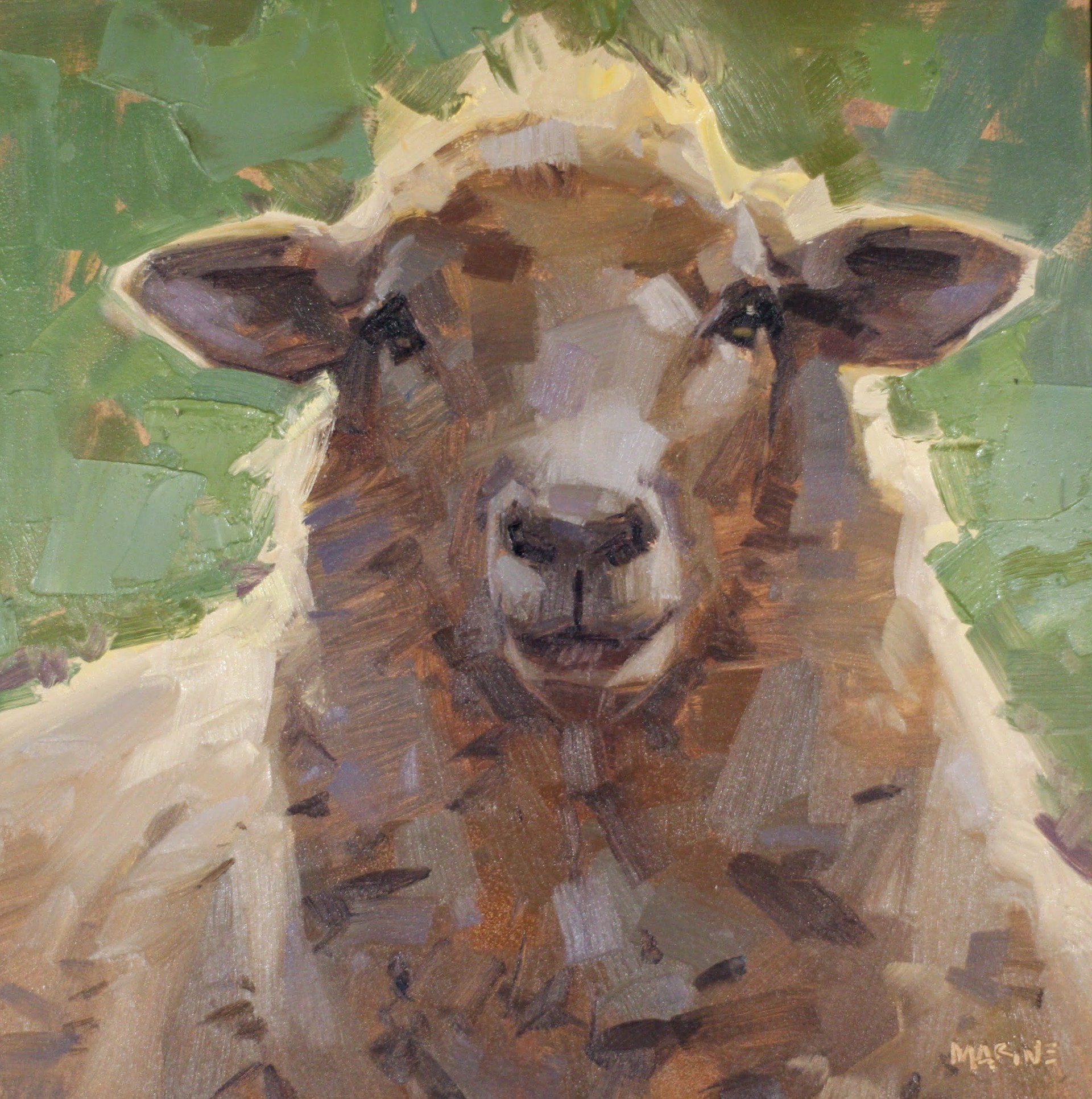 Portrait of a Sheep by Carol Marine
