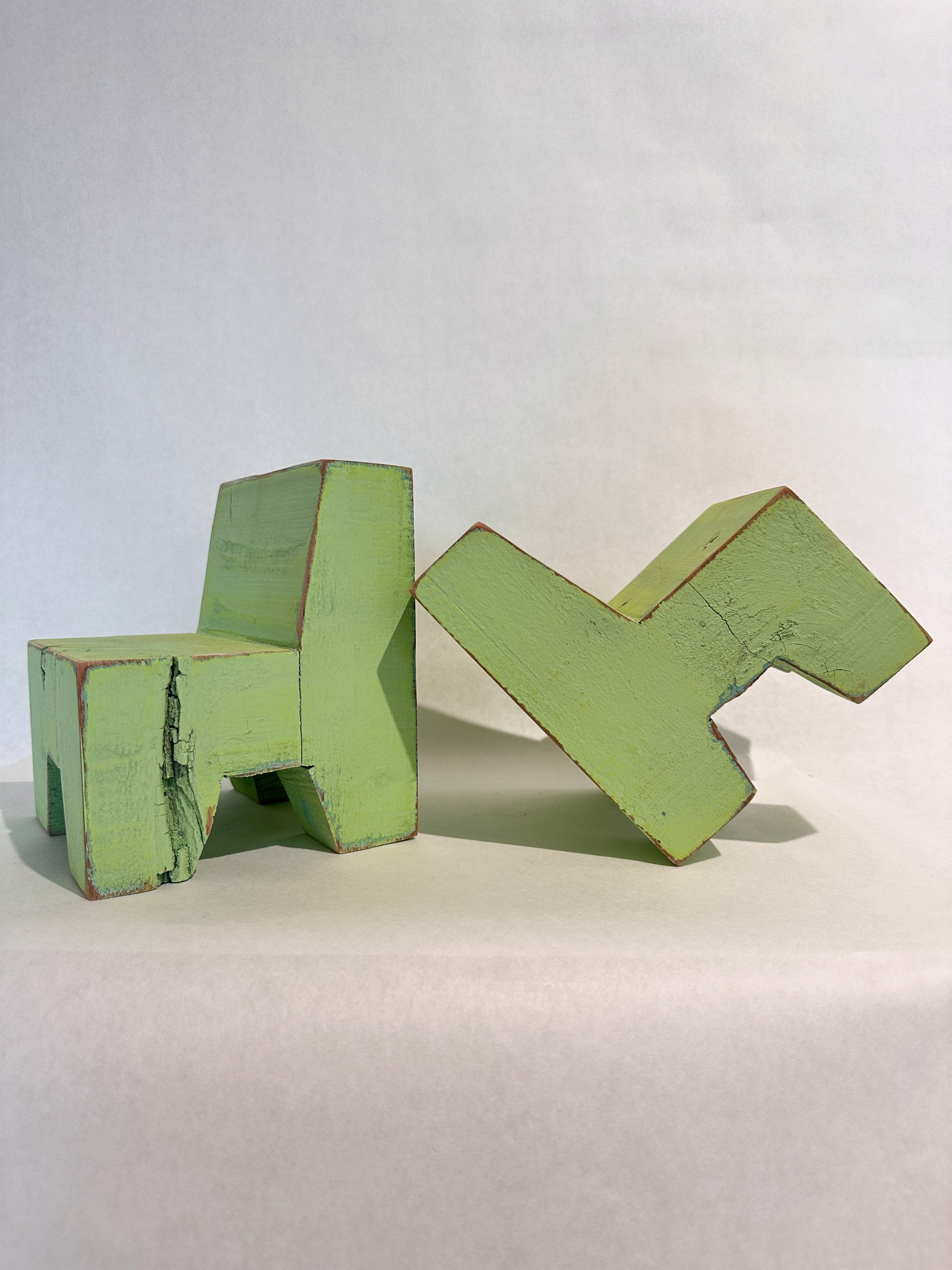 Chair Pair bookends by Ellie Richards