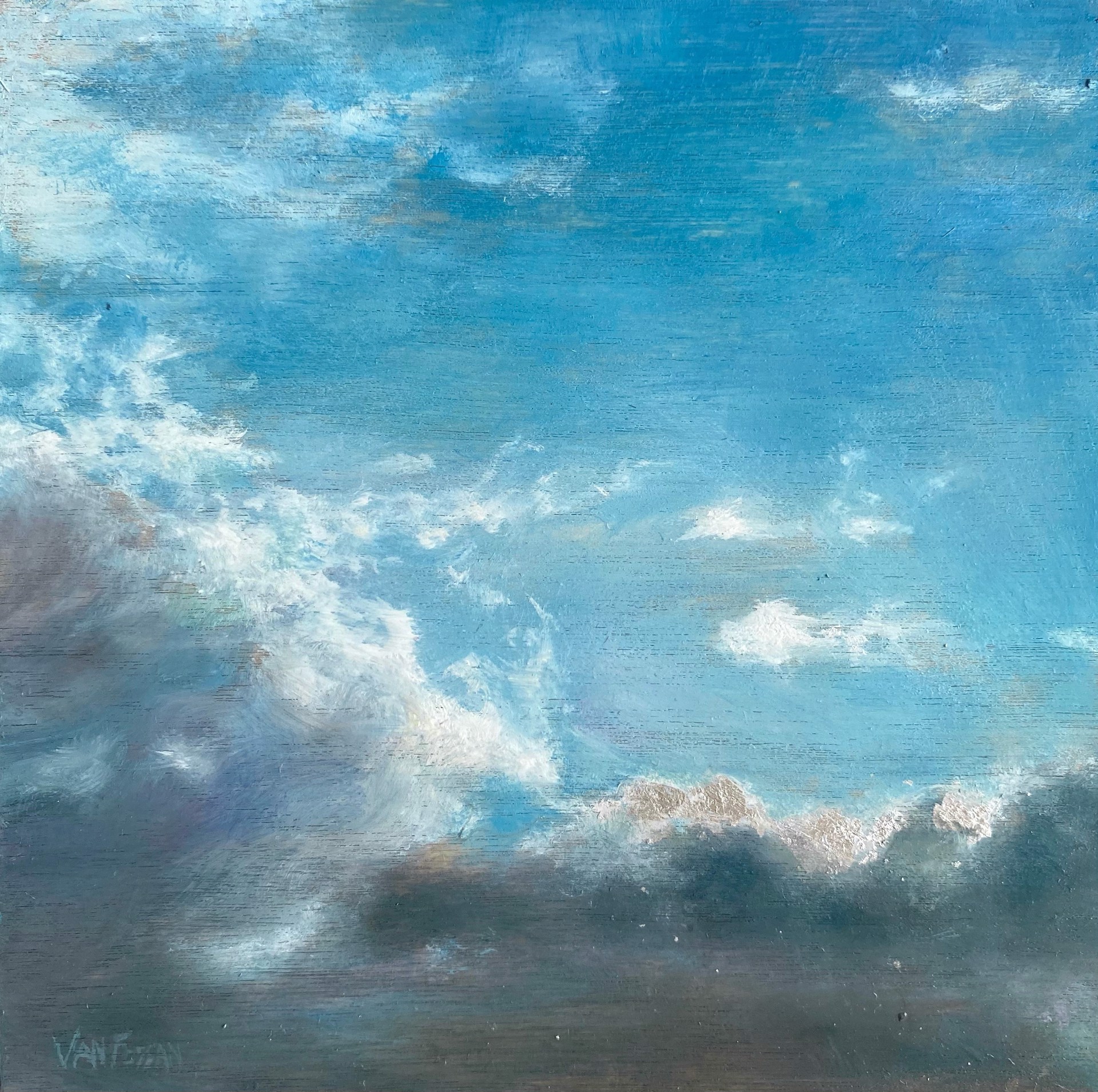 Sky 55 (diptych) by James Van Fossan