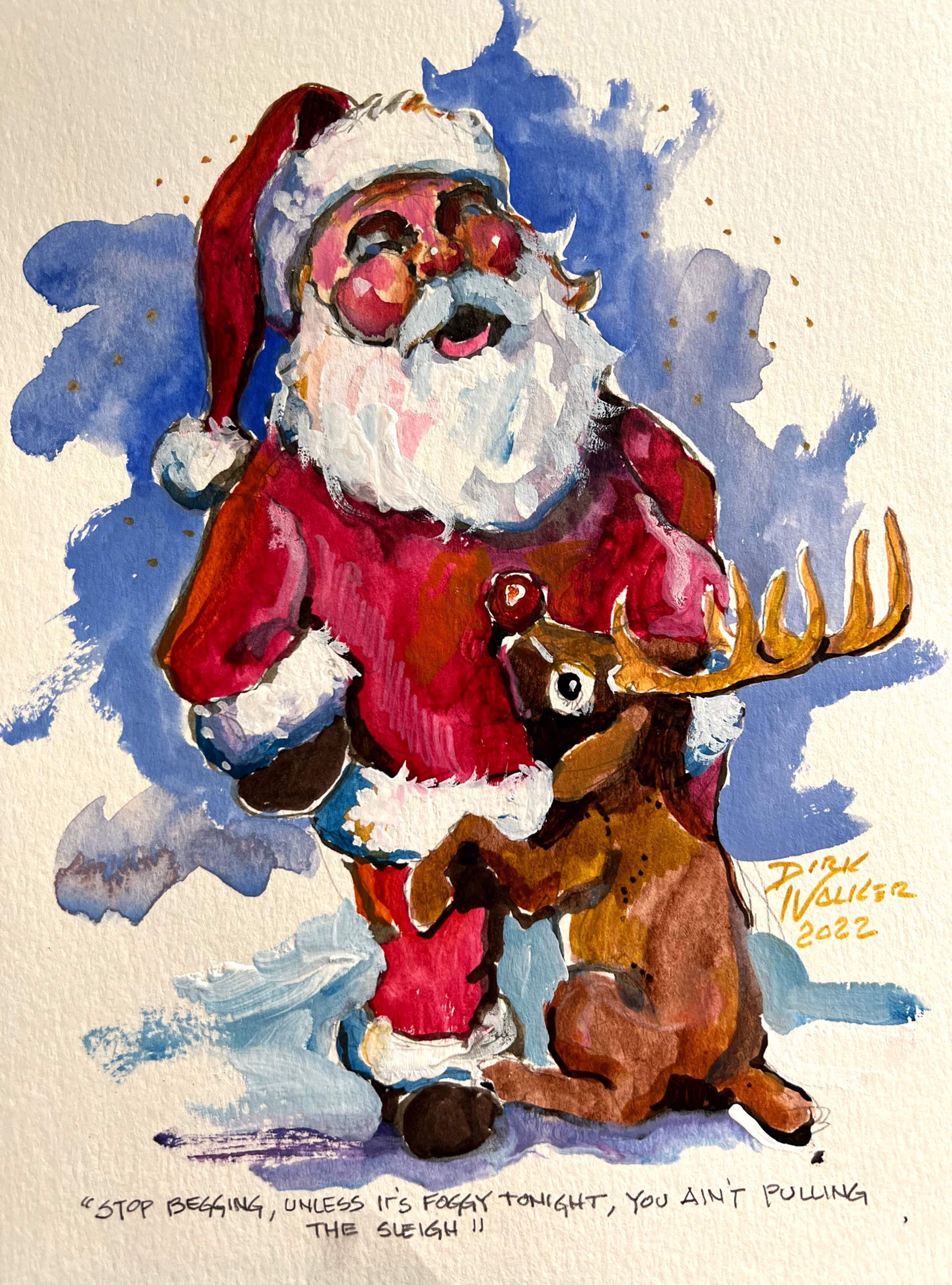 Rudolph's Plea by Dirk Walker