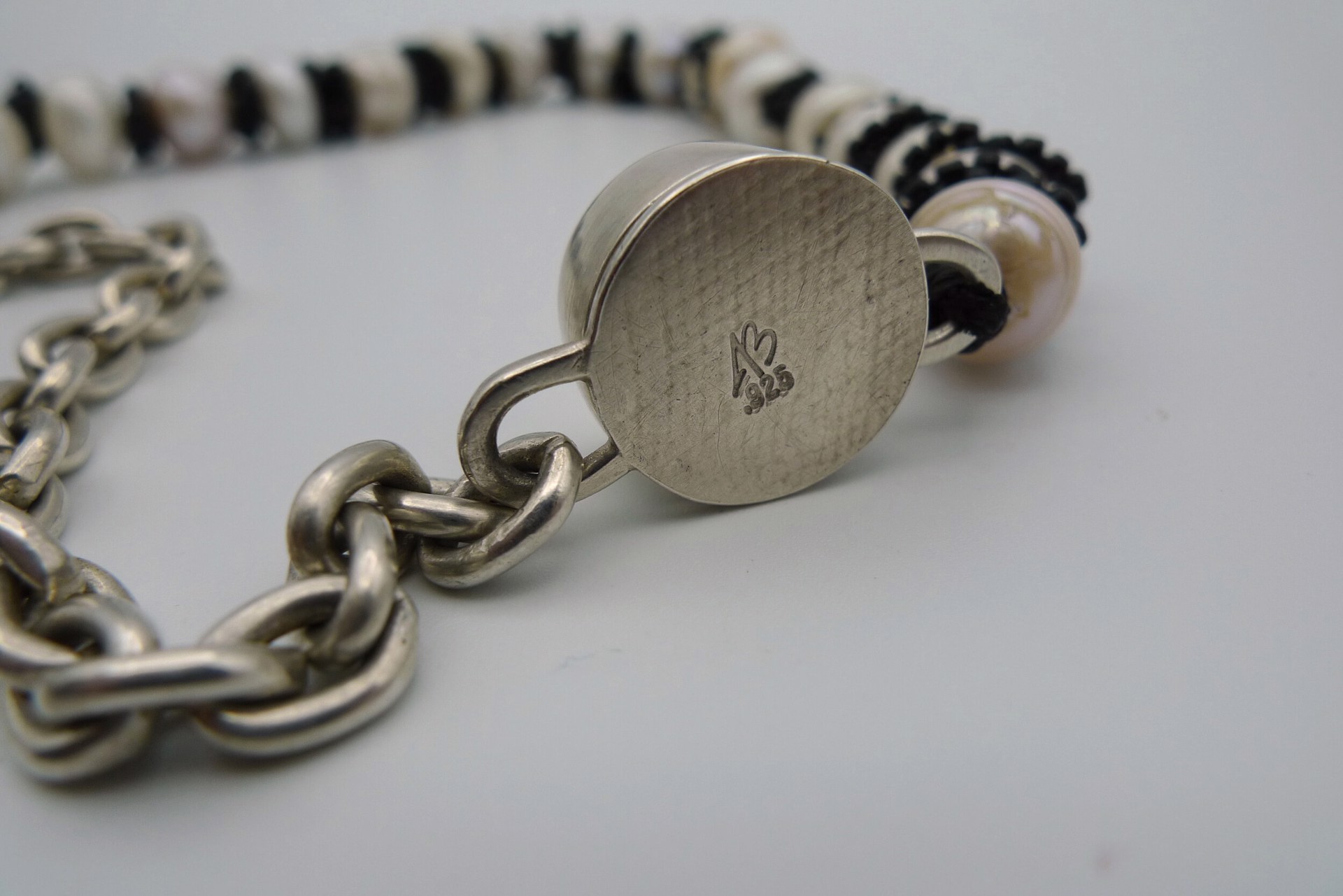 Glass & Pearl Necklace by Alison L. Bailey