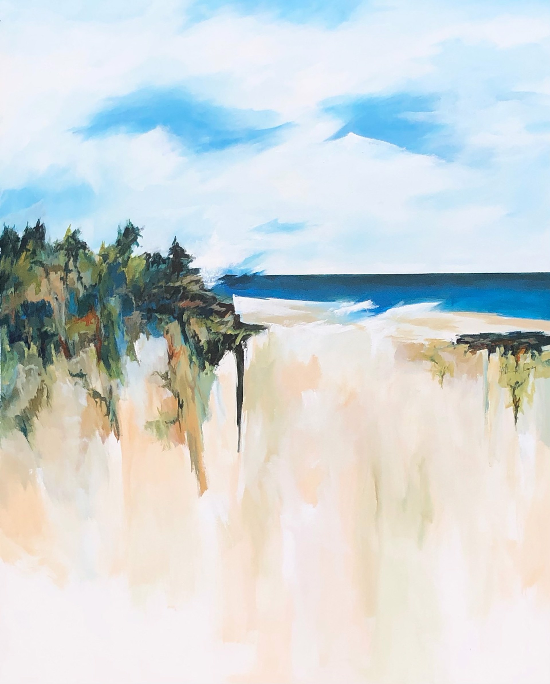 Coastal Impression by William Crosby