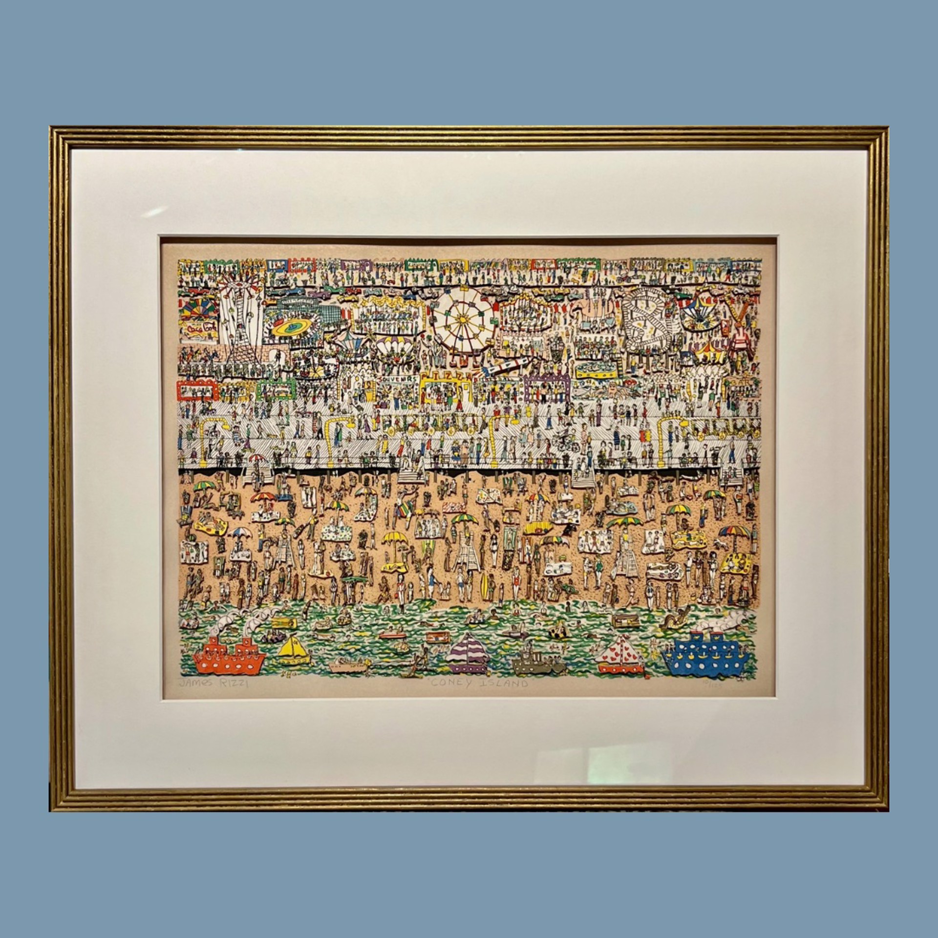 Coney Island by James Rizzi (1950-2011) | Thomas Deans Fine Art