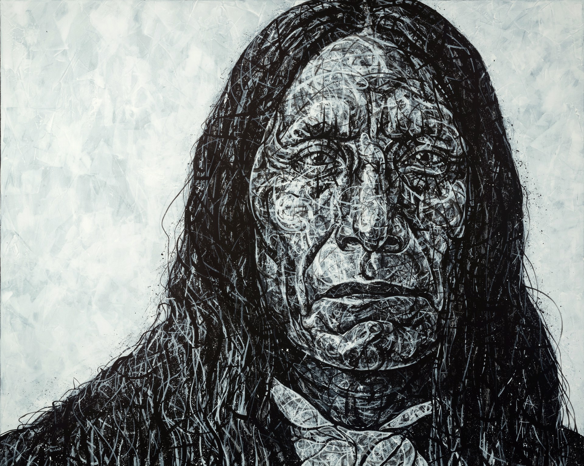 A Changing Land -  Portrait Of Red Cloud by Aaron Reichert