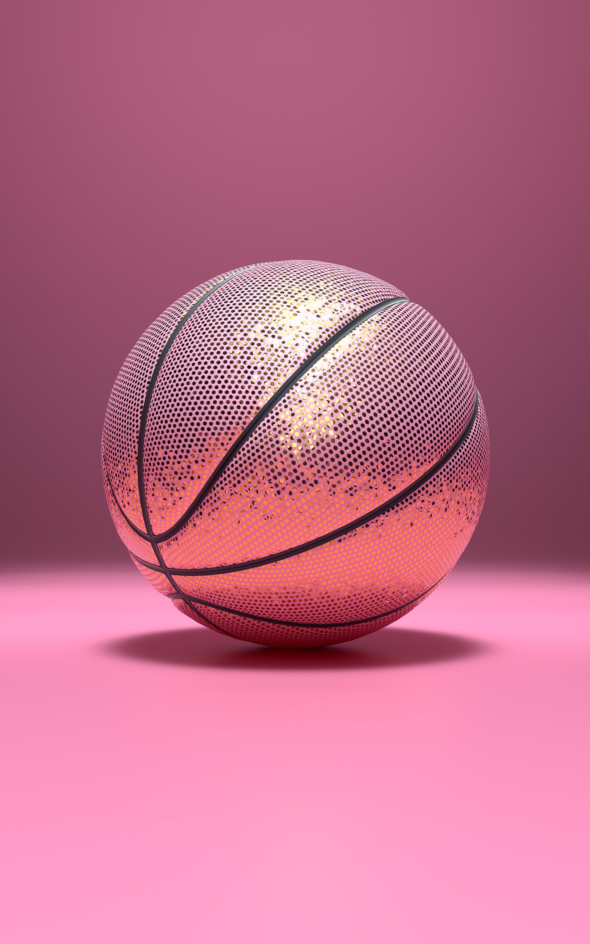 Glitter Basketball by Dzanar Abbas-Zade