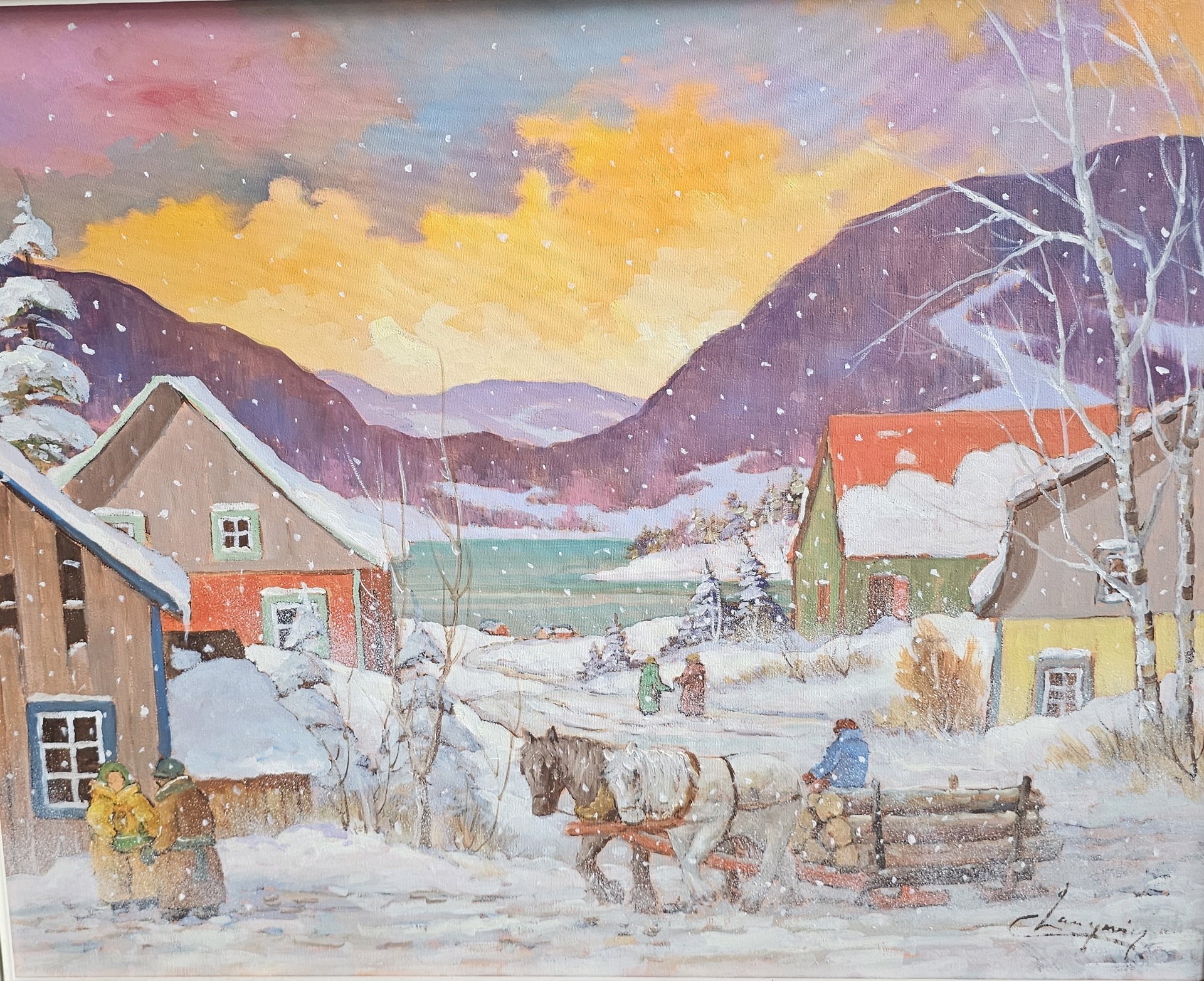 Back from the Sawmill by Claude Langevin