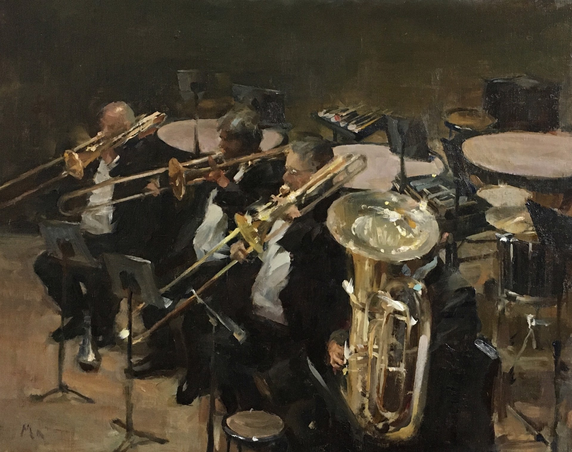 Low Brass Section by Kyle Ma