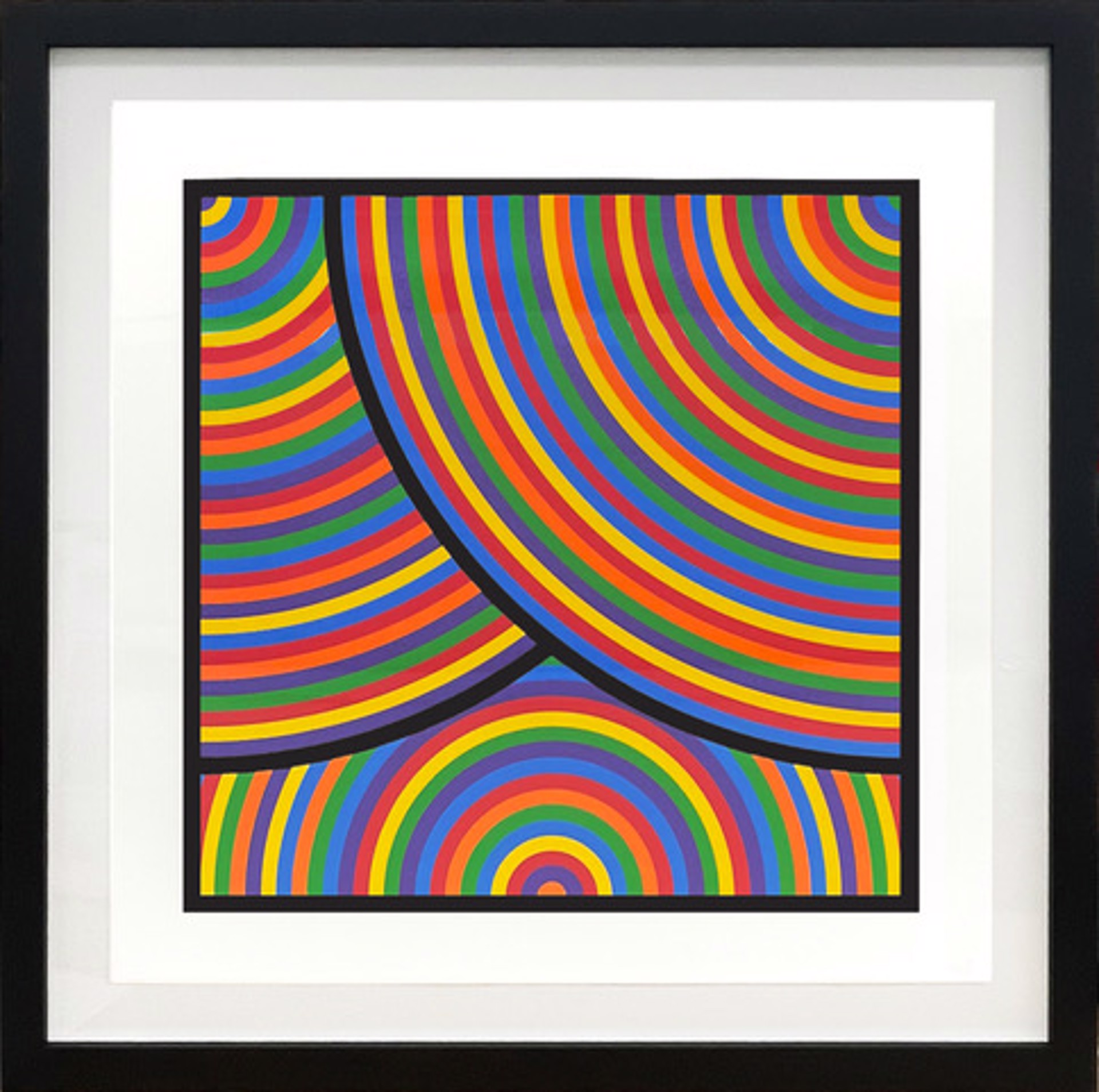 Color Bands, Plate #03 by Sol LeWitt