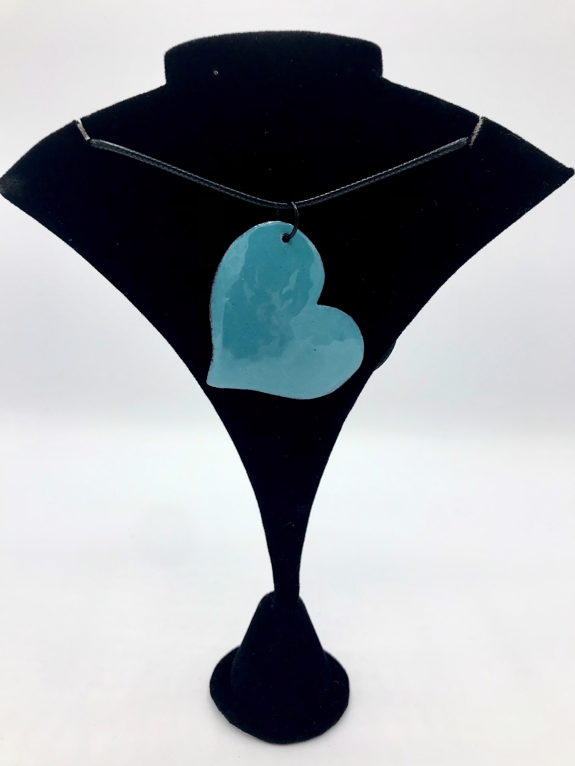 Turquoise Heart Necklace by Cathy Talbot