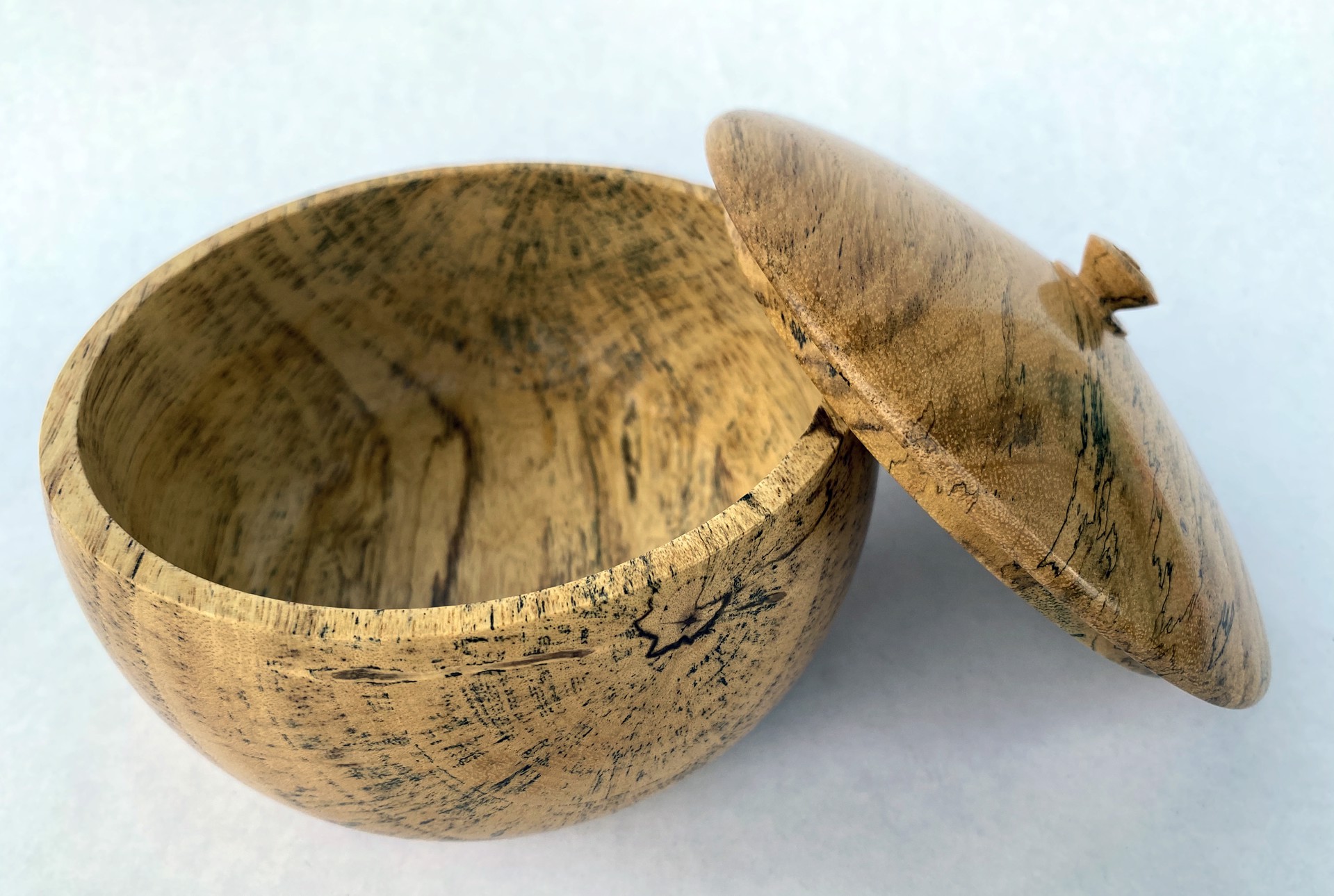 Tamarind Bowl with Lid by Mark Walden