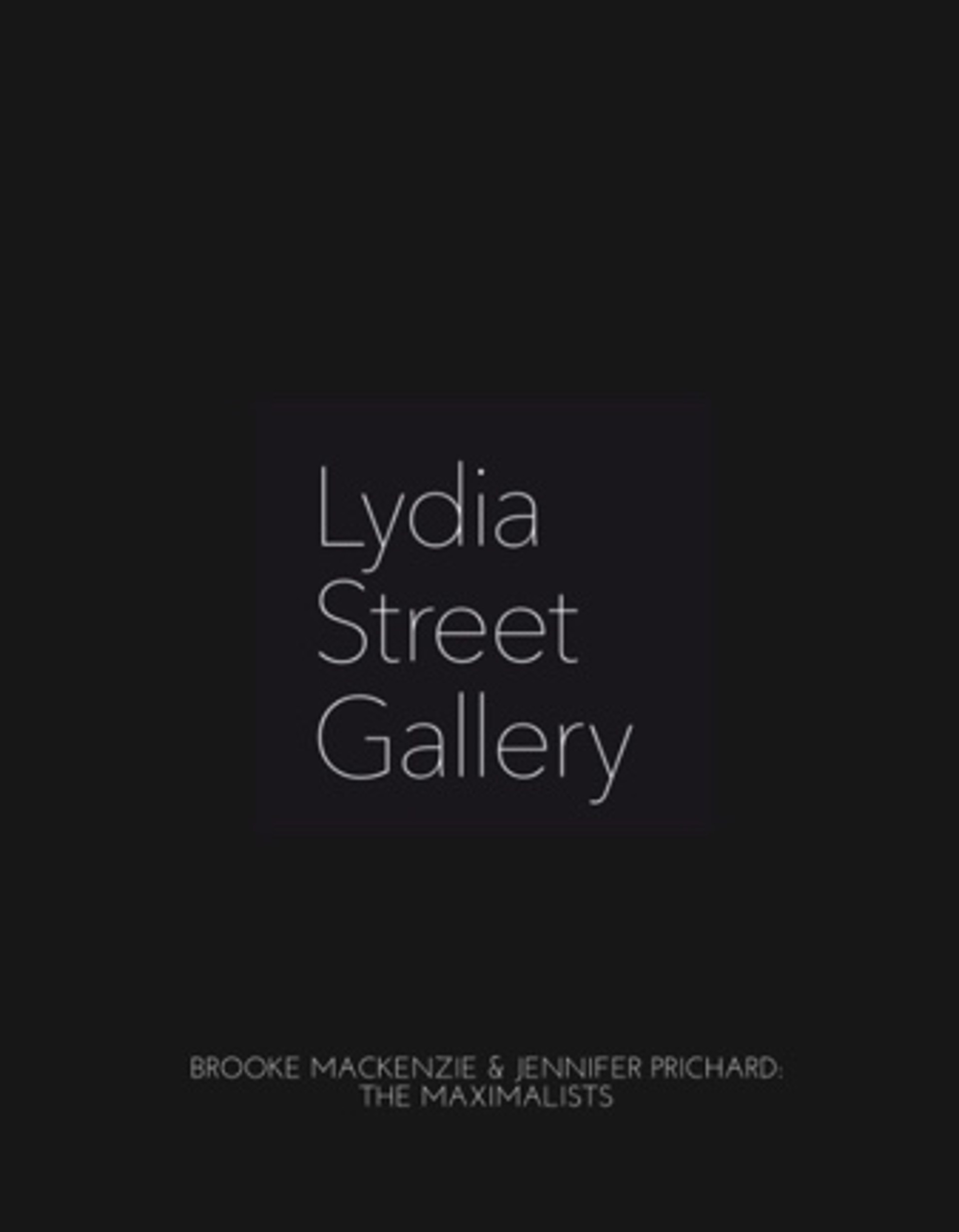 Artist Catalog - Brooke Mackenzie & Jennifer Prichard by Lydia Street Gallery