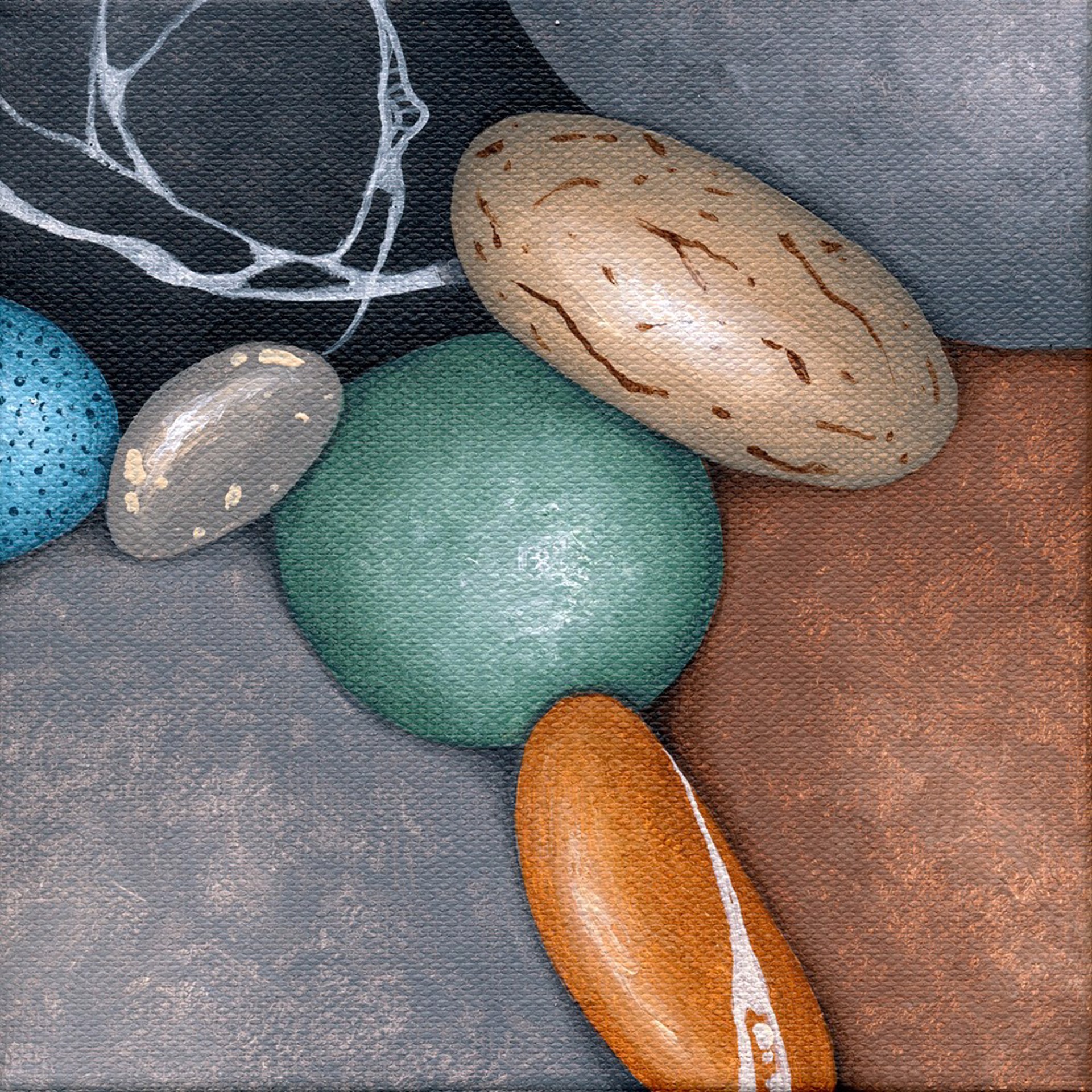 Pebble Painting #618 by Kristina Boardman