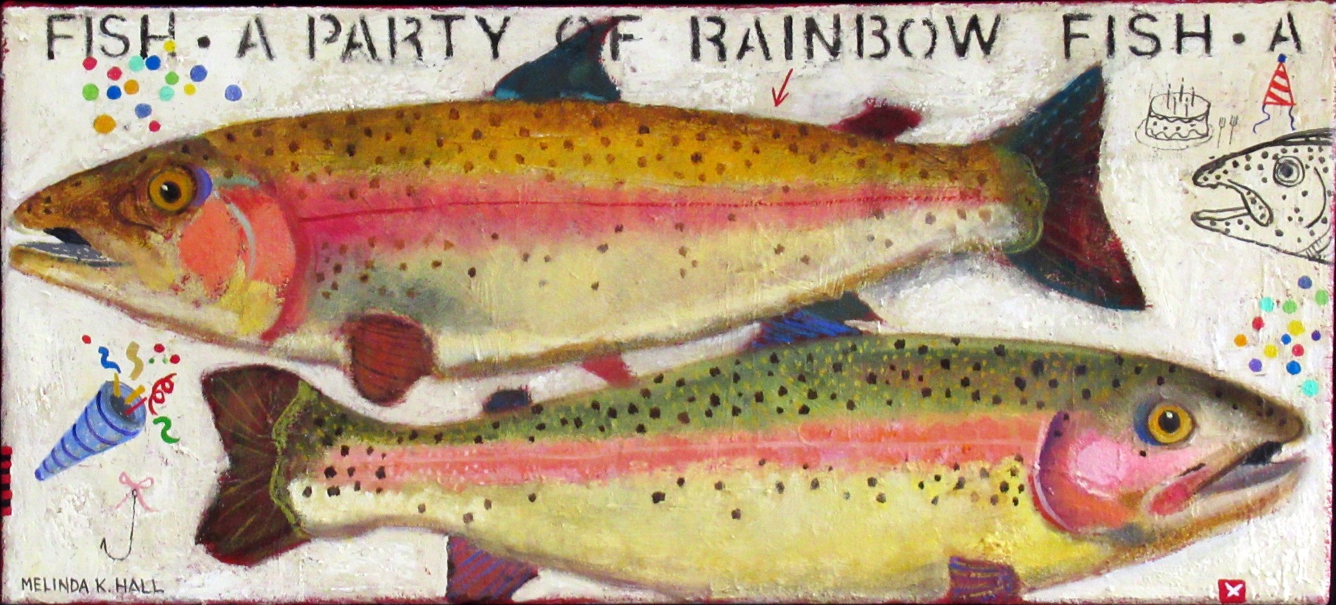 A Party of Rainbow Fish by Melinda K. Hall
