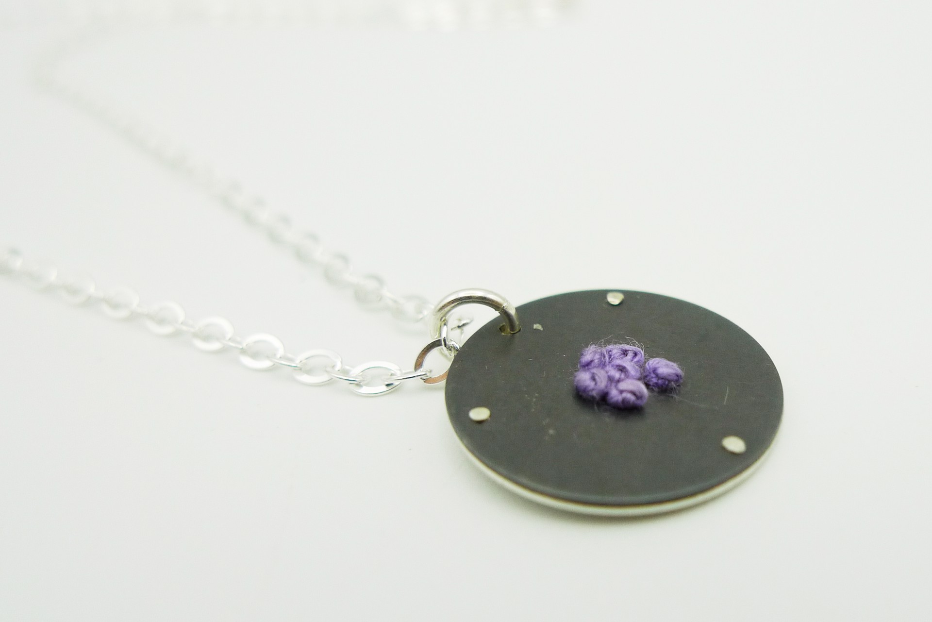 Lilac Necklace by Erica Schlueter