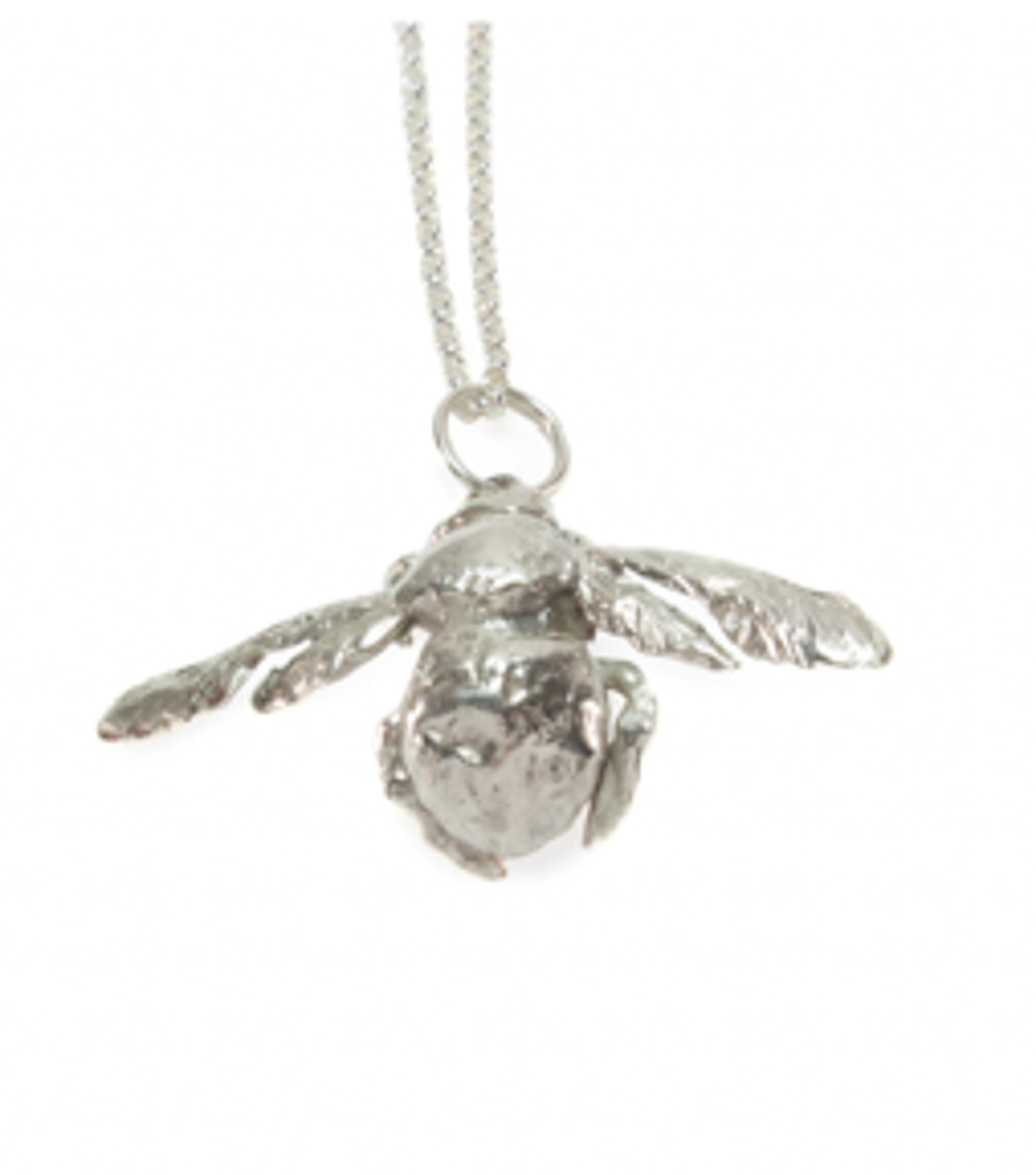Carpenter Bee Pendant in Sterling Silver by Audrey Laine