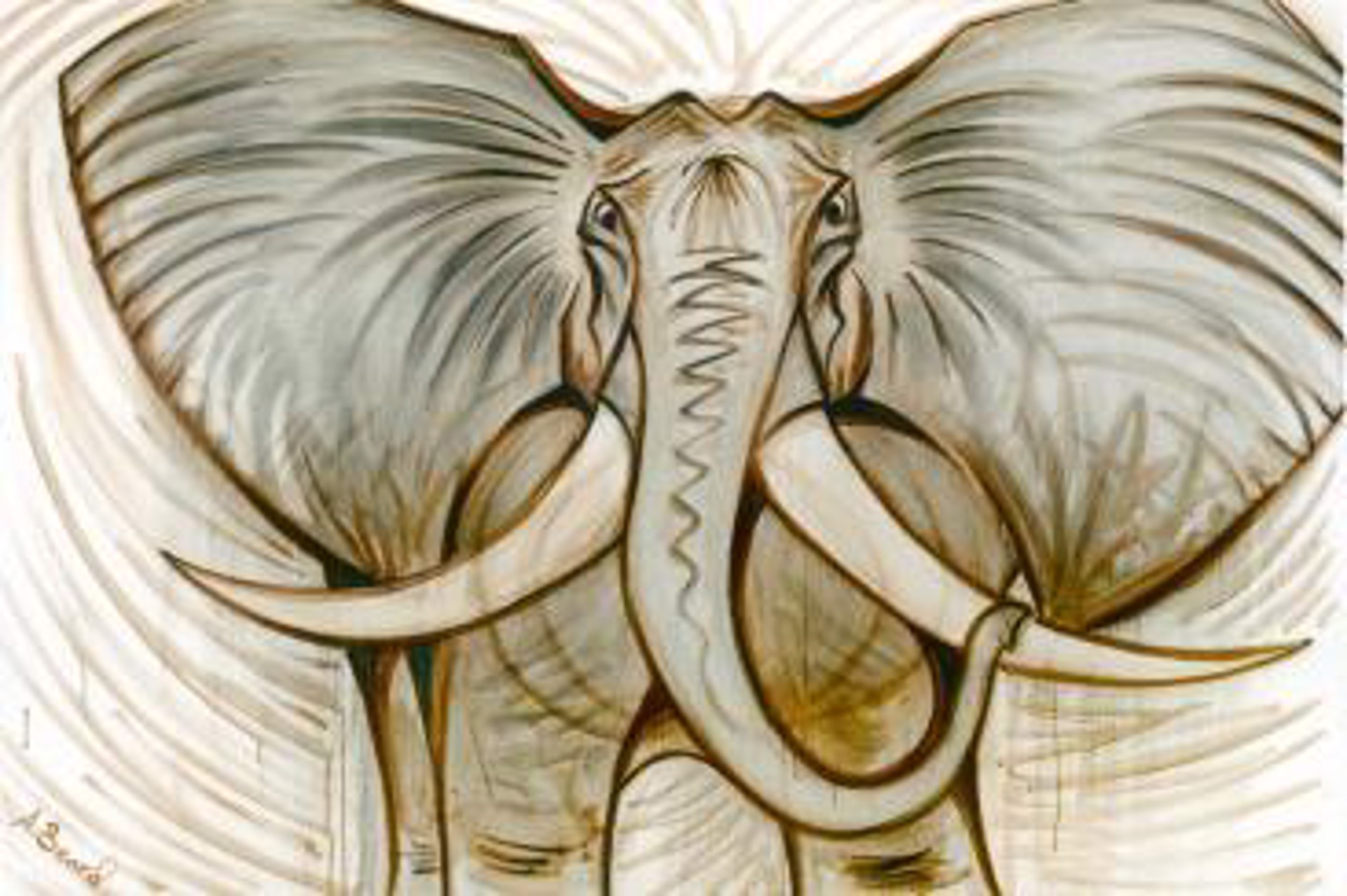 The African Elephant by Alex Beard