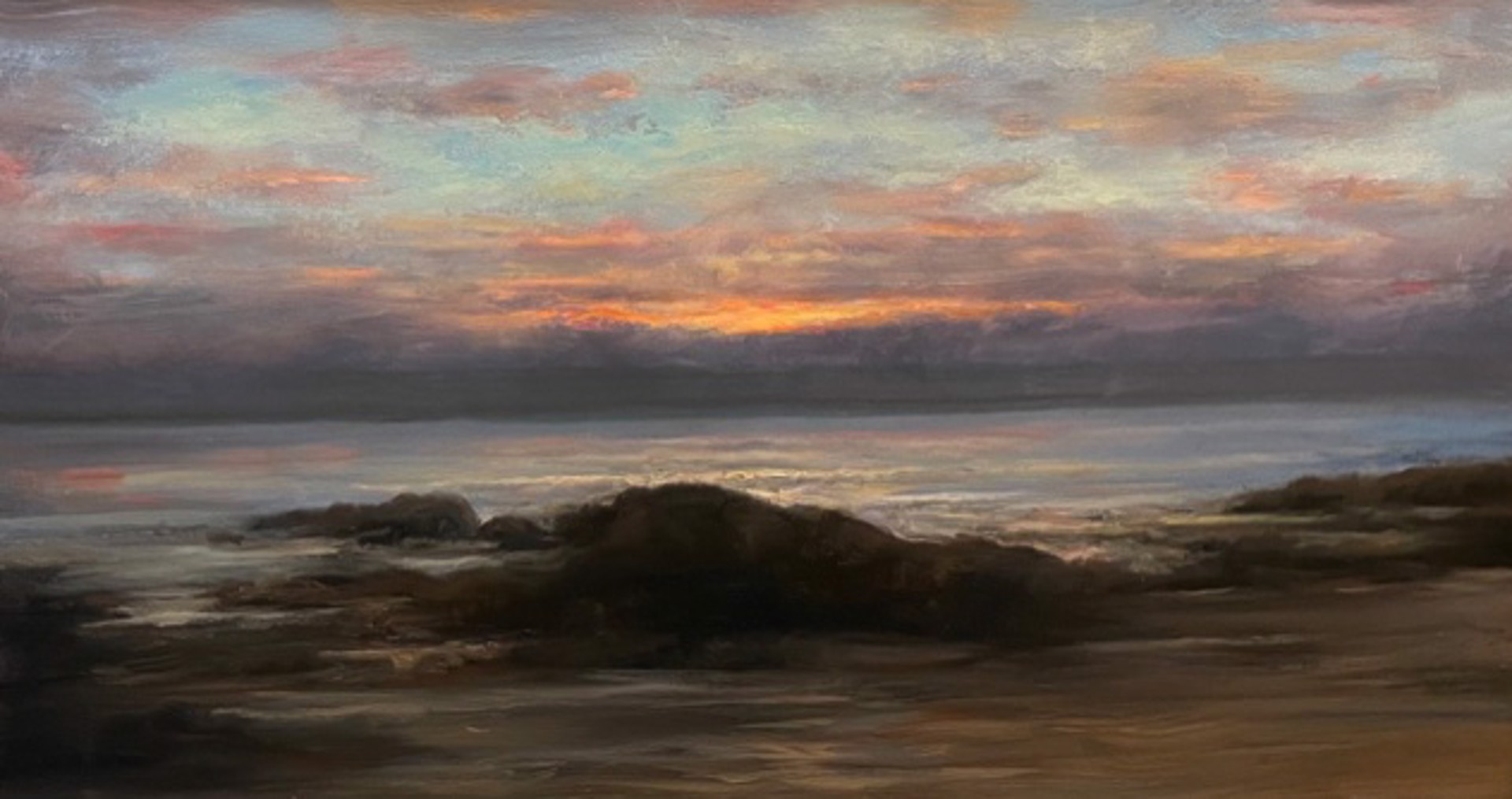 Low Tide at Dusk by Dennis Sheehan
