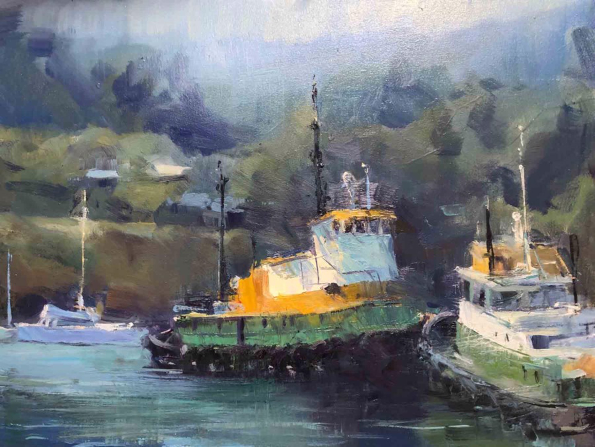 Eagle Harbor Docking by Jane Wallis