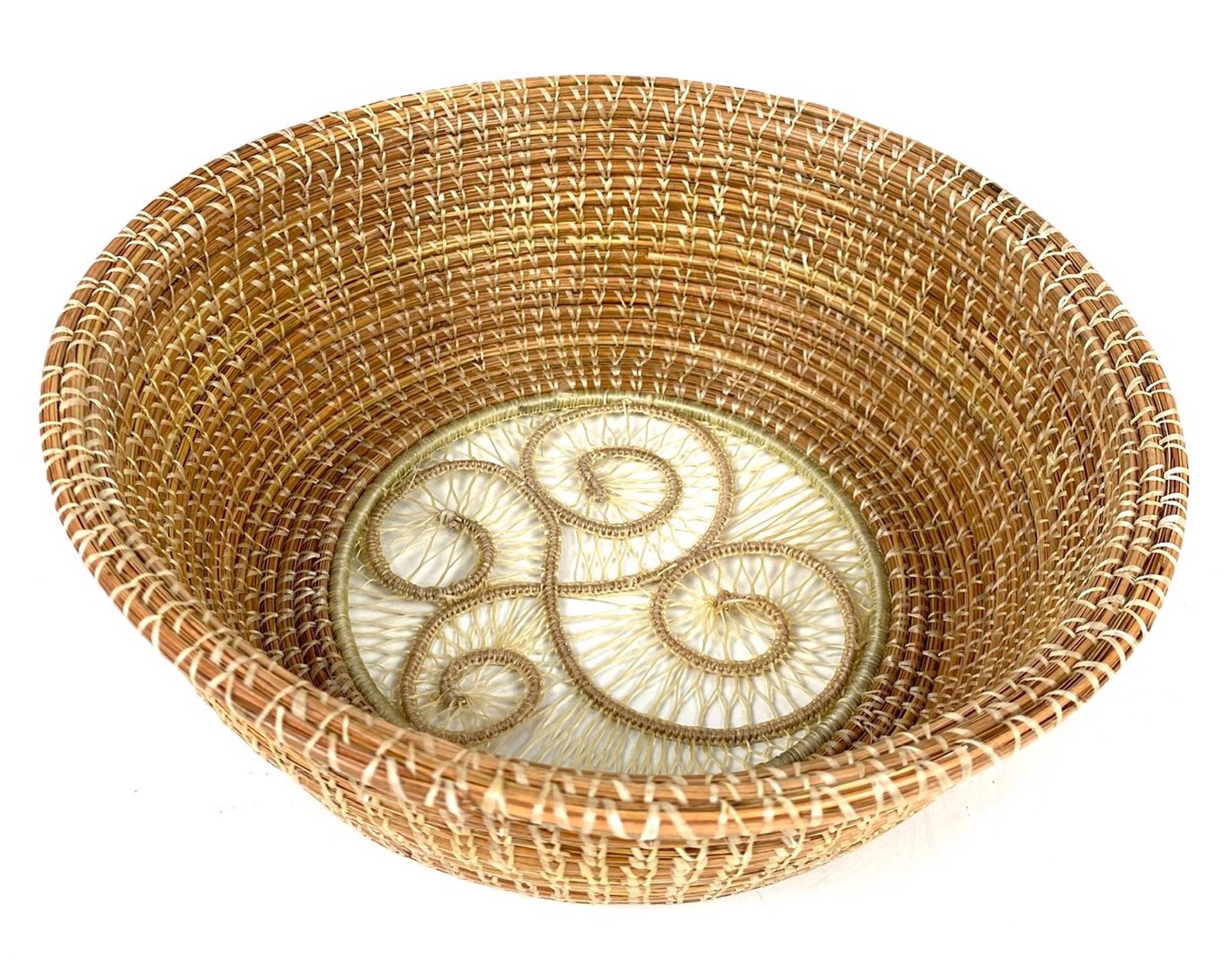 Round Basket with 4 Curls by Jacqueline Green