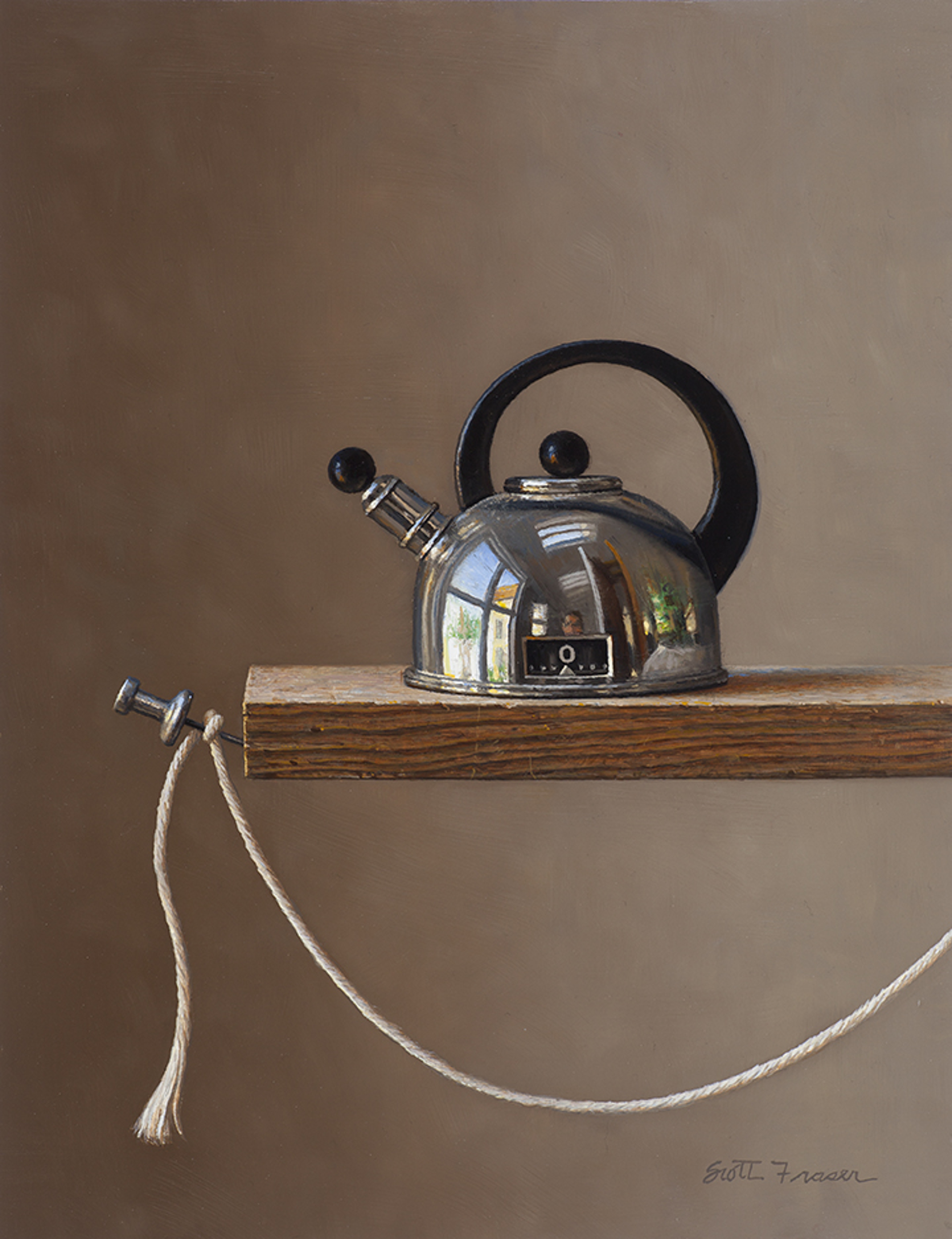 Teapot with String by Scott Fraser